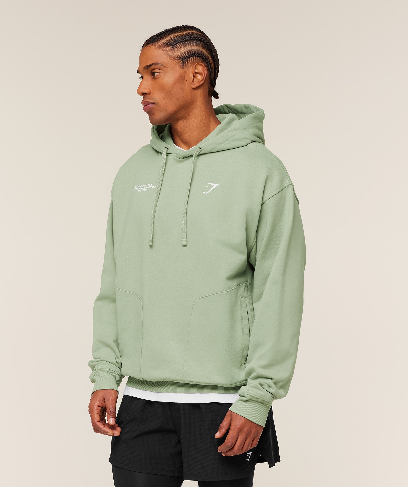 Gymshark Conditioning Club Hoodie Gs Haze Green