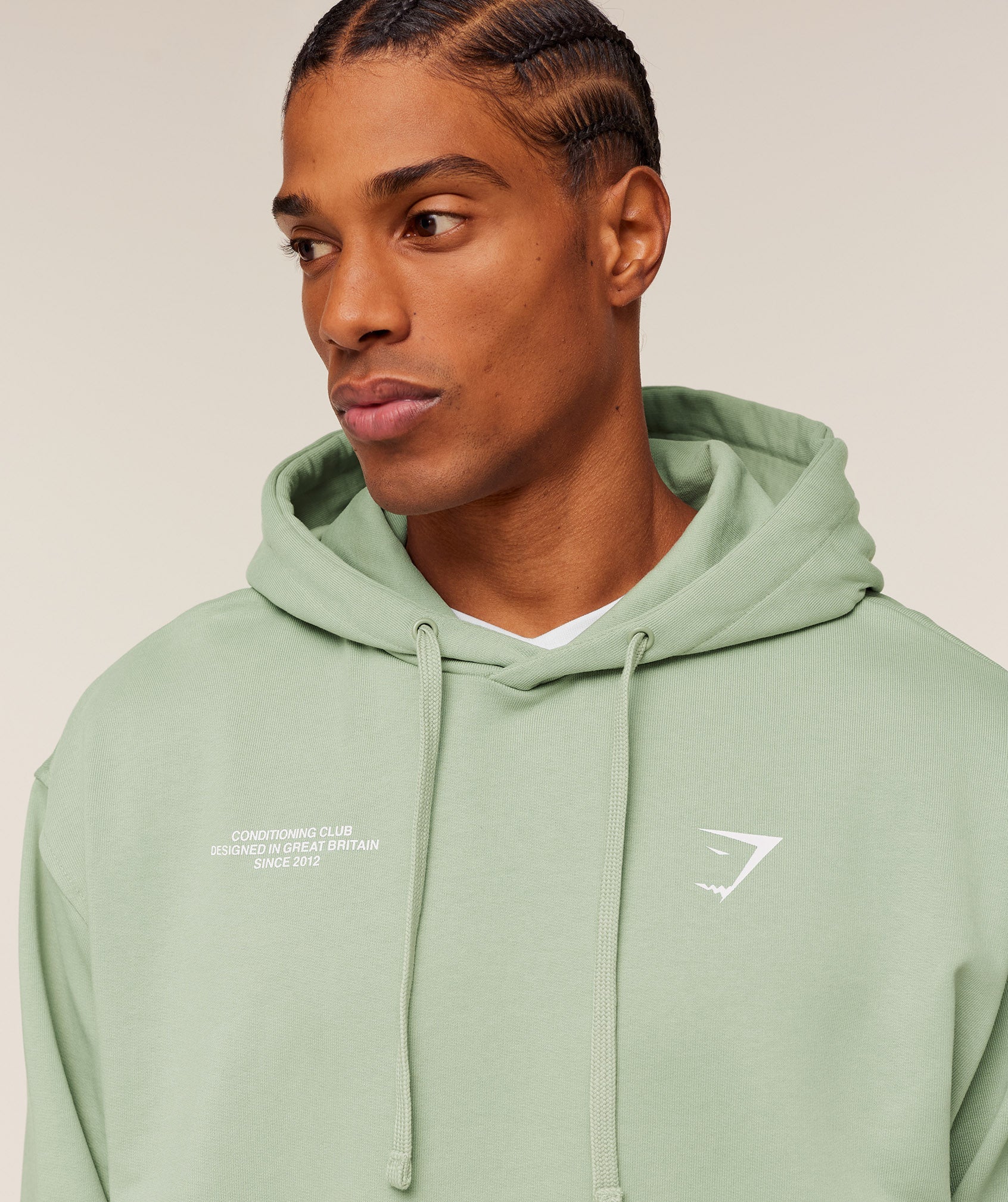 Gymshark Conditioning Club Hoodie Gs Haze Green