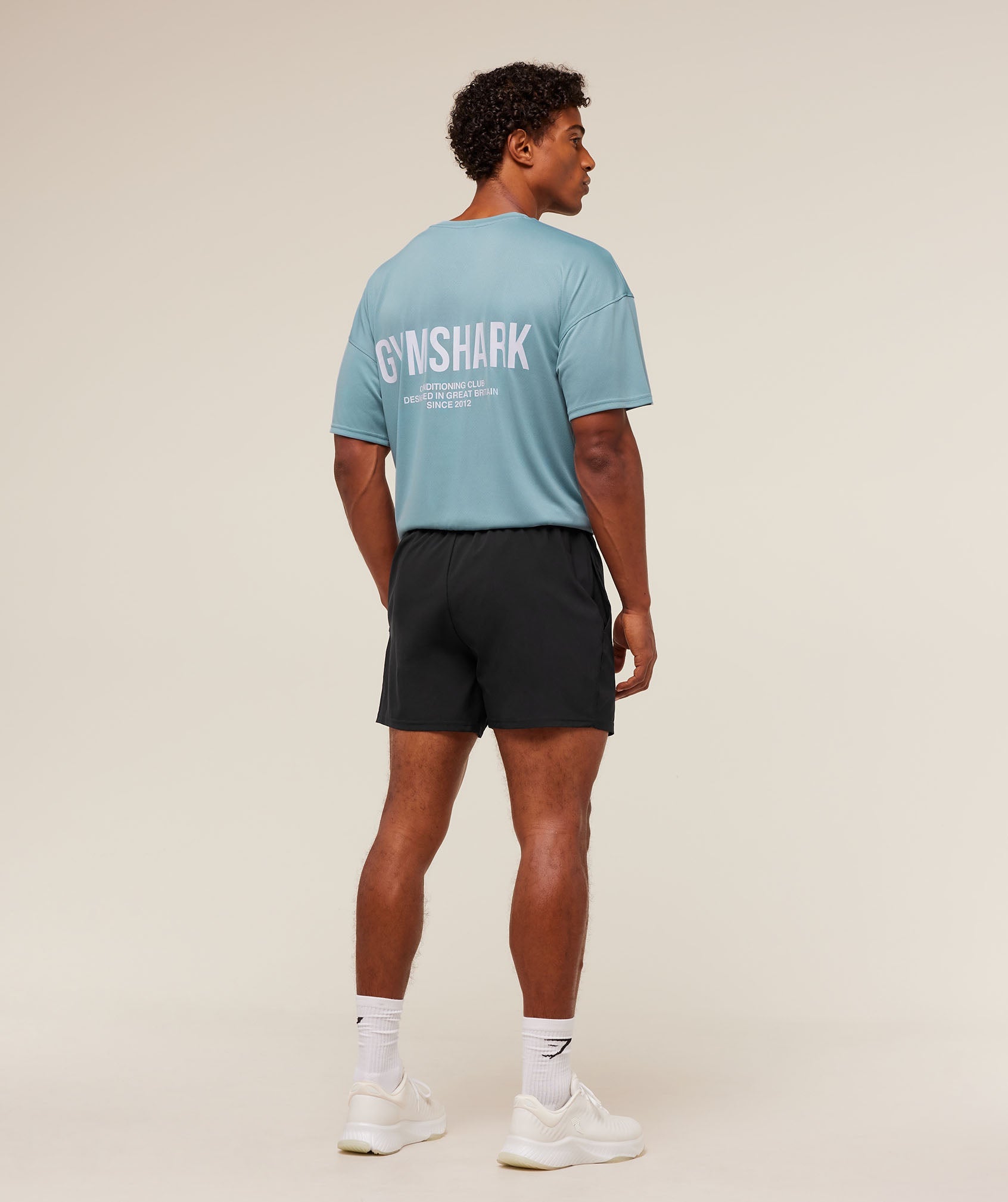 Gymshark Conditioning Club Oversized T-Shirt Bench Blue