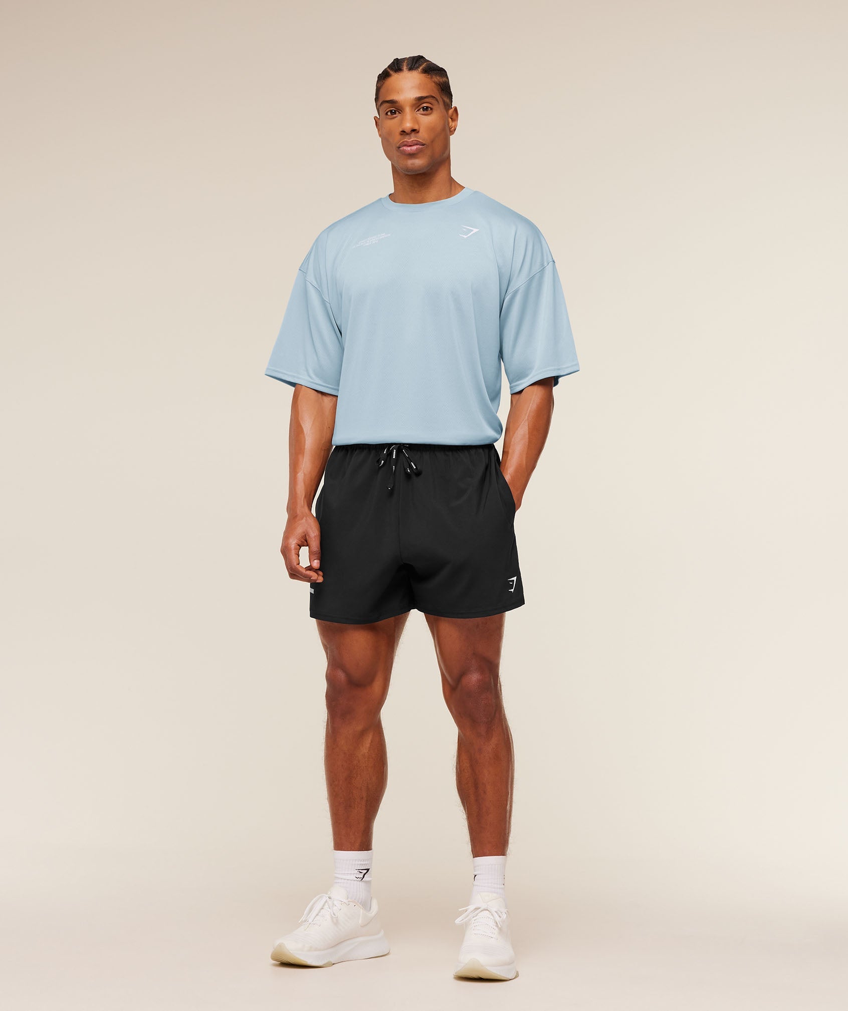 Gymshark Conditioning Club Oversized T-Shirt Chilled Blue