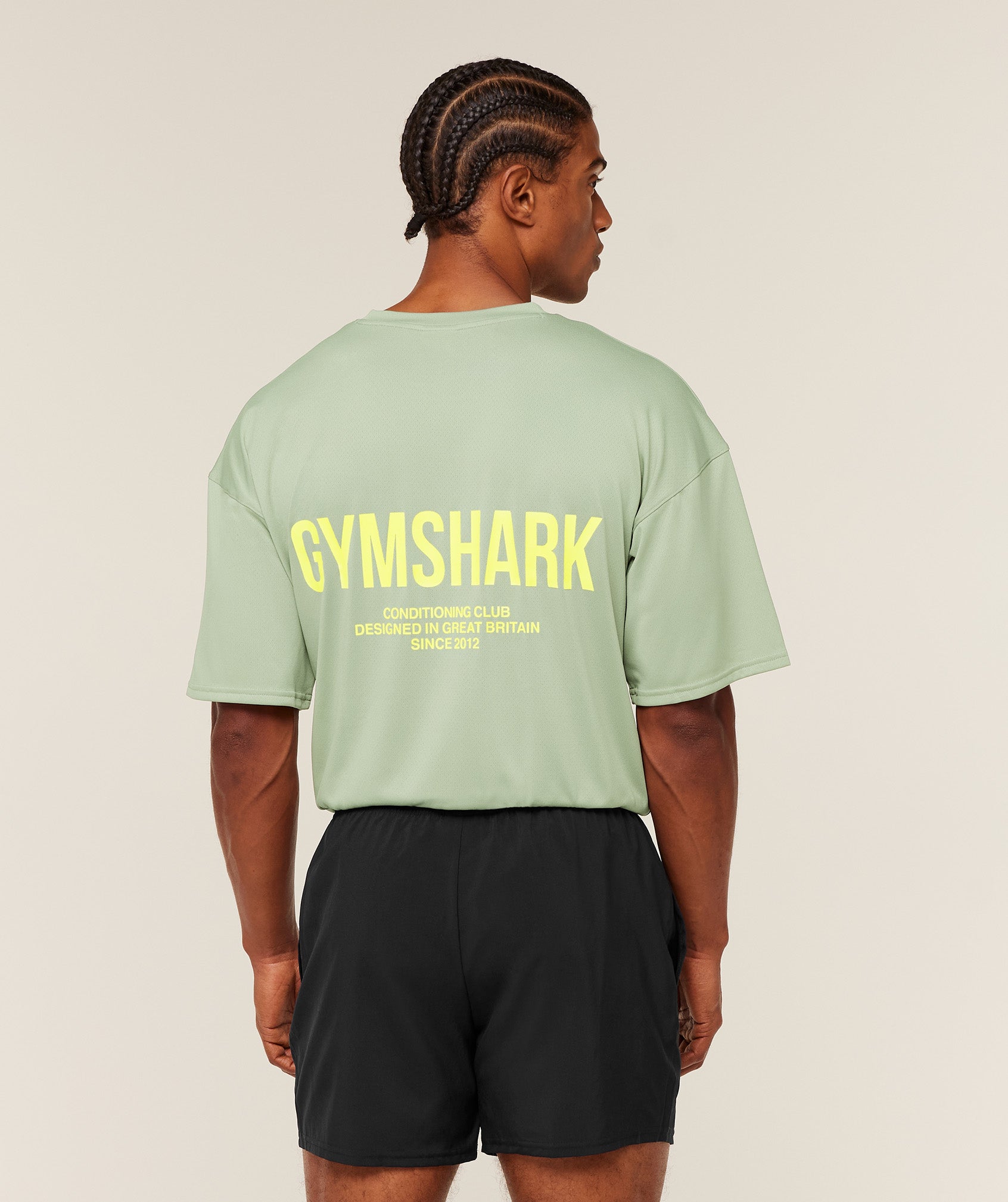 Gymshark Conditioning Club Oversized T-Shirt Gs Haze Green