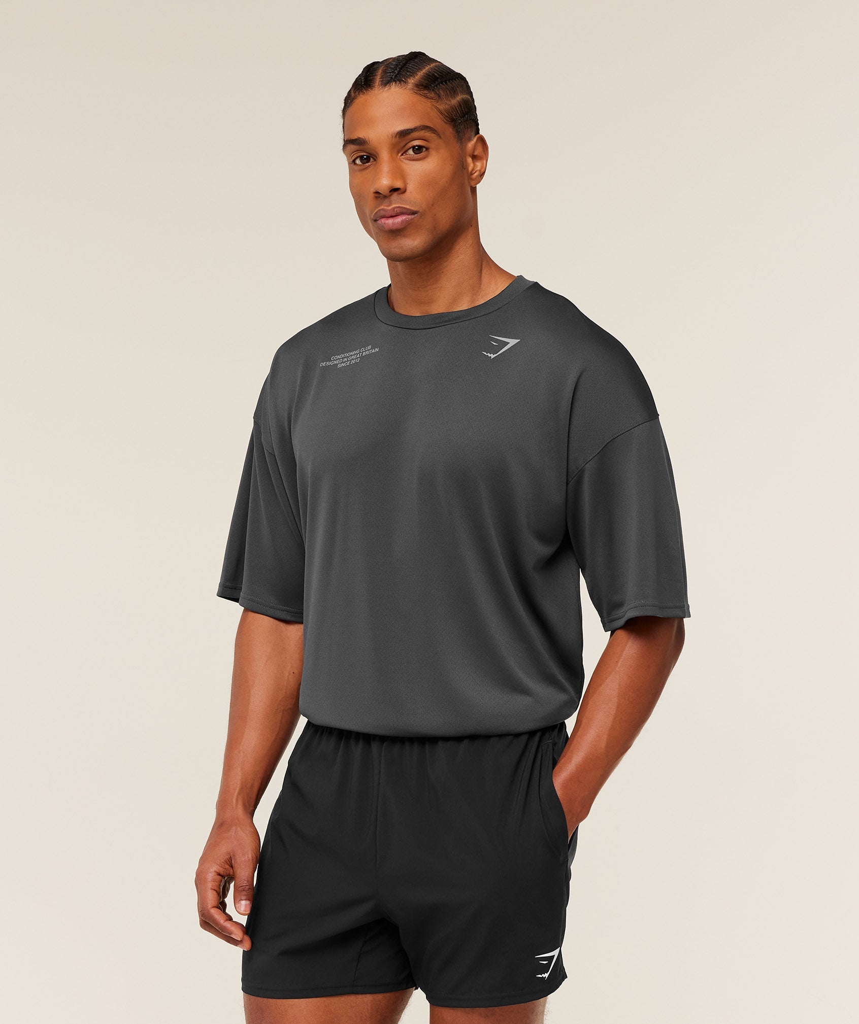 Gymshark Conditioning Club Oversized T-Shirt Grey