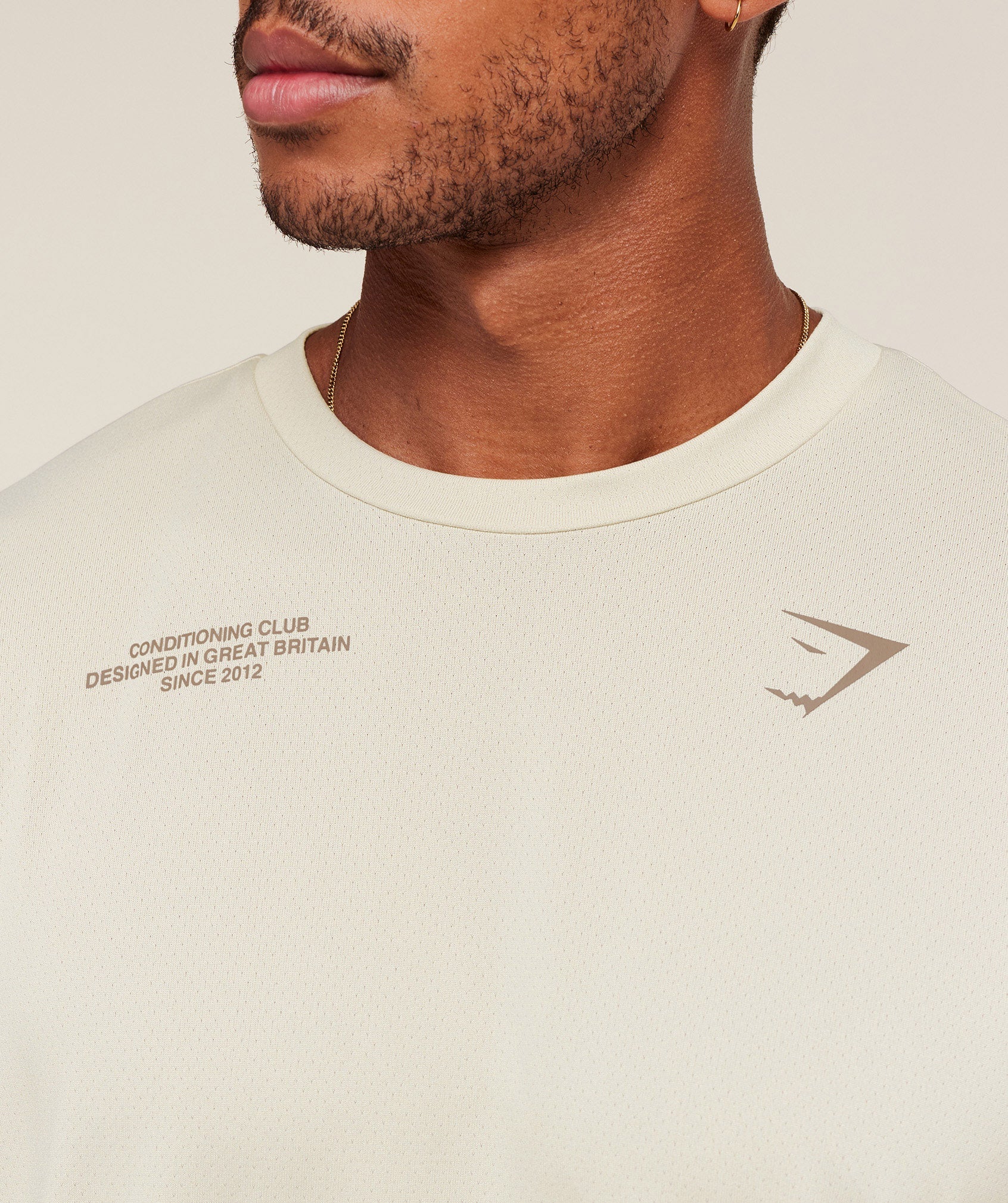 Gymshark Conditioning Club Oversized T-Shirt Pebble Grey
