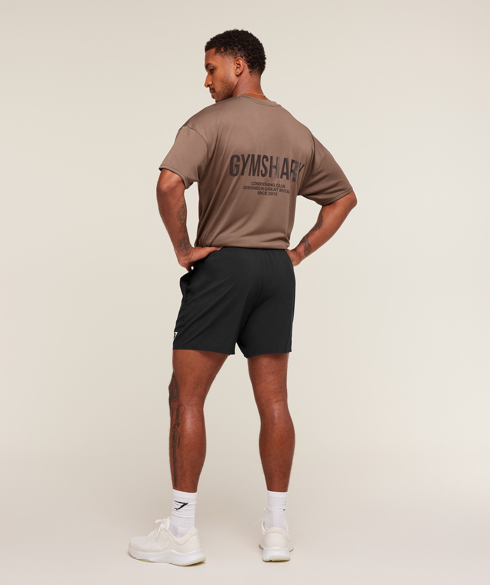Gymshark Conditioning Club Oversized T-Shirt Soft Brown