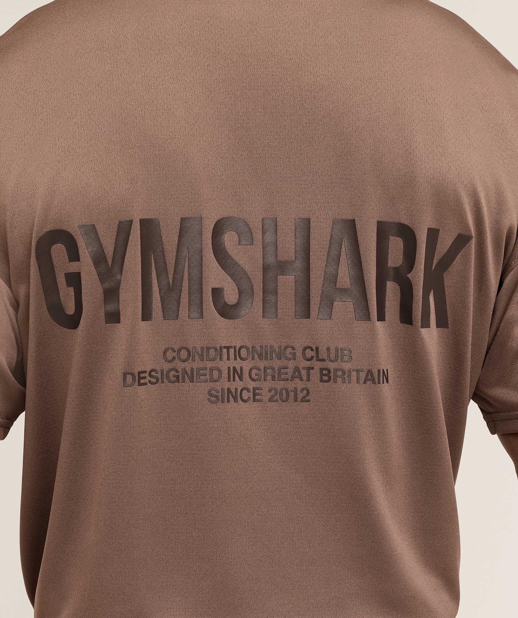 Gymshark Conditioning Club Oversized T-Shirt Soft Brown