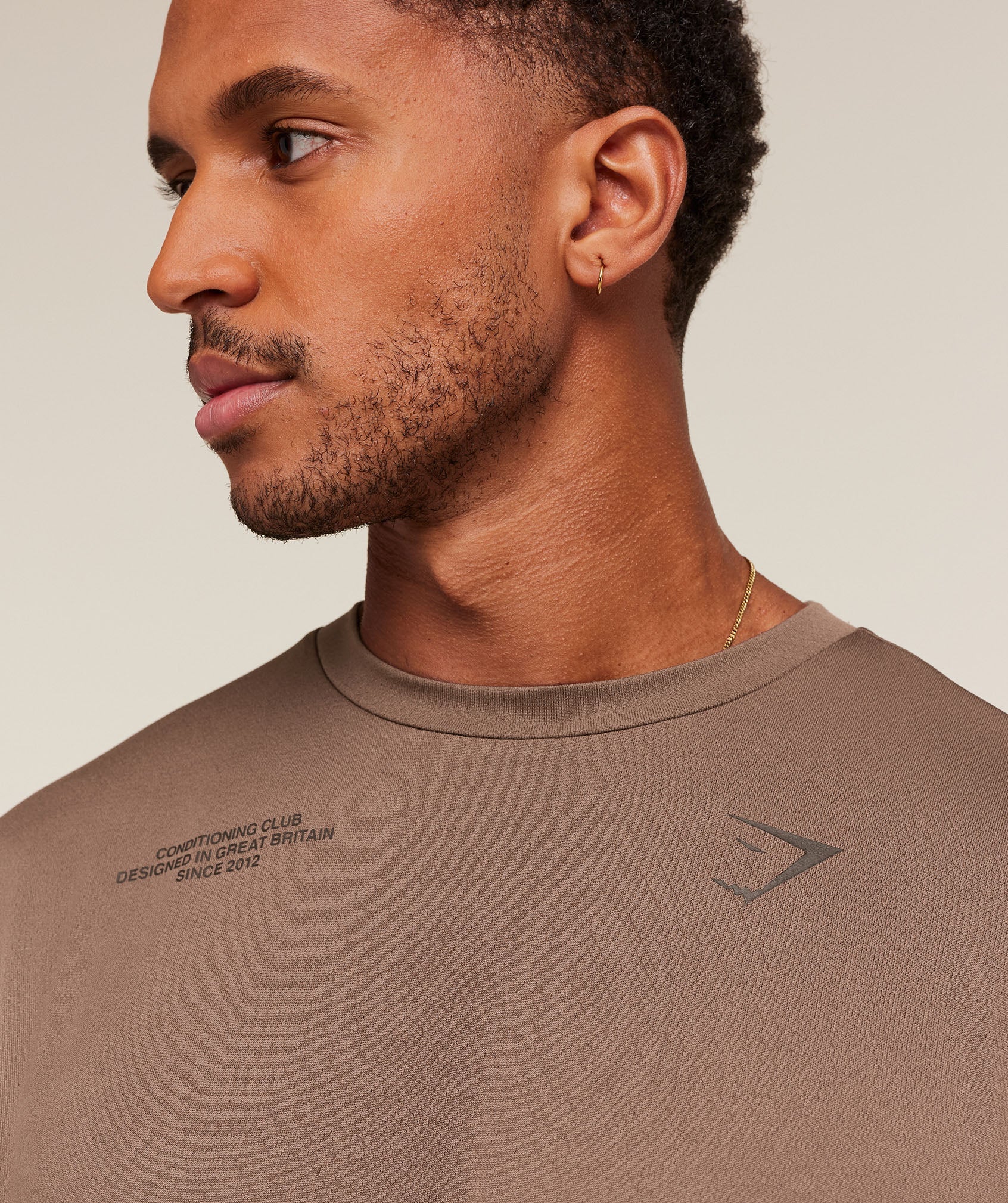 Gymshark Conditioning Club Oversized T-Shirt Soft Brown