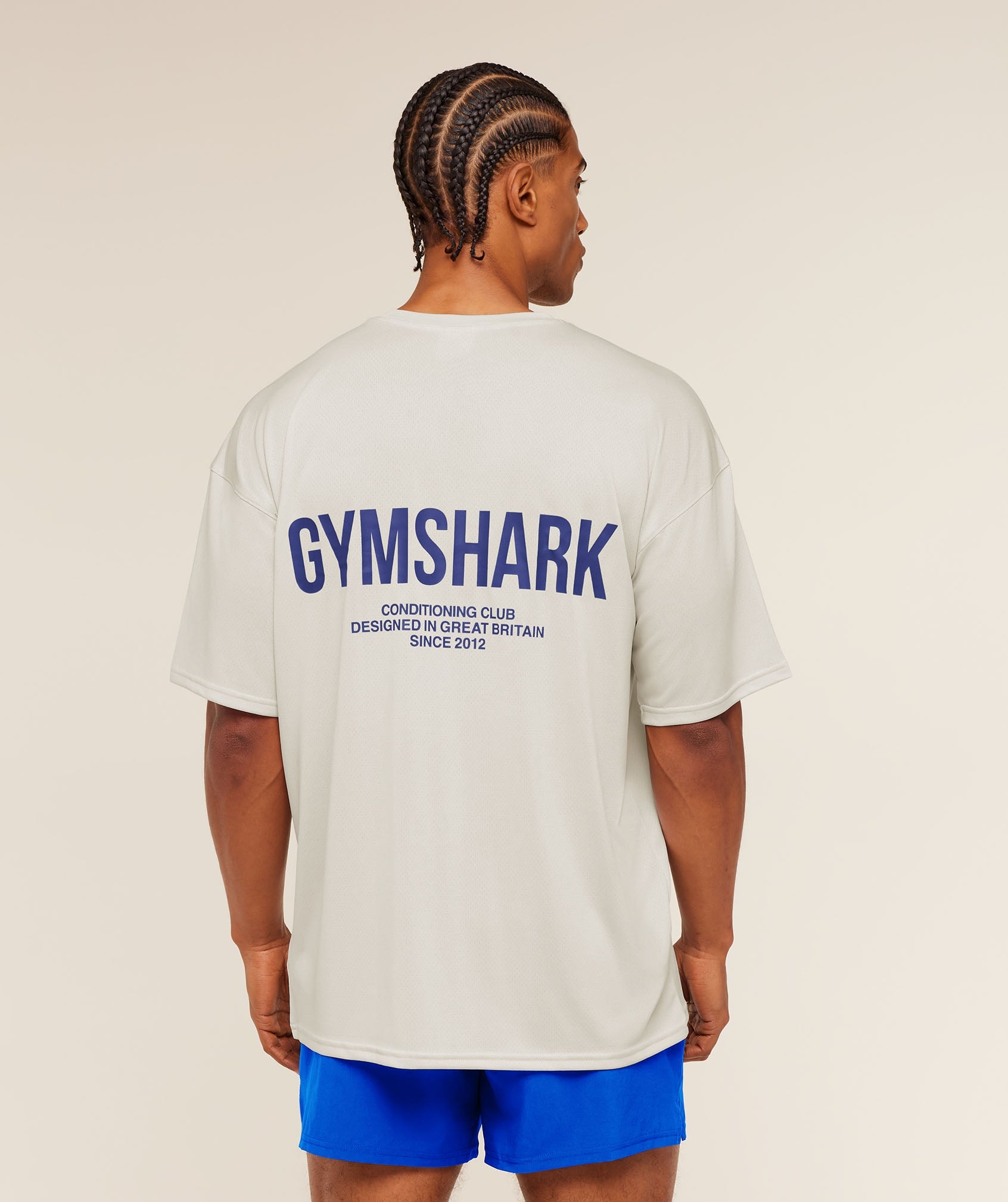 Gymshark Conditioning Club Oversized T-Shirt Tinted White