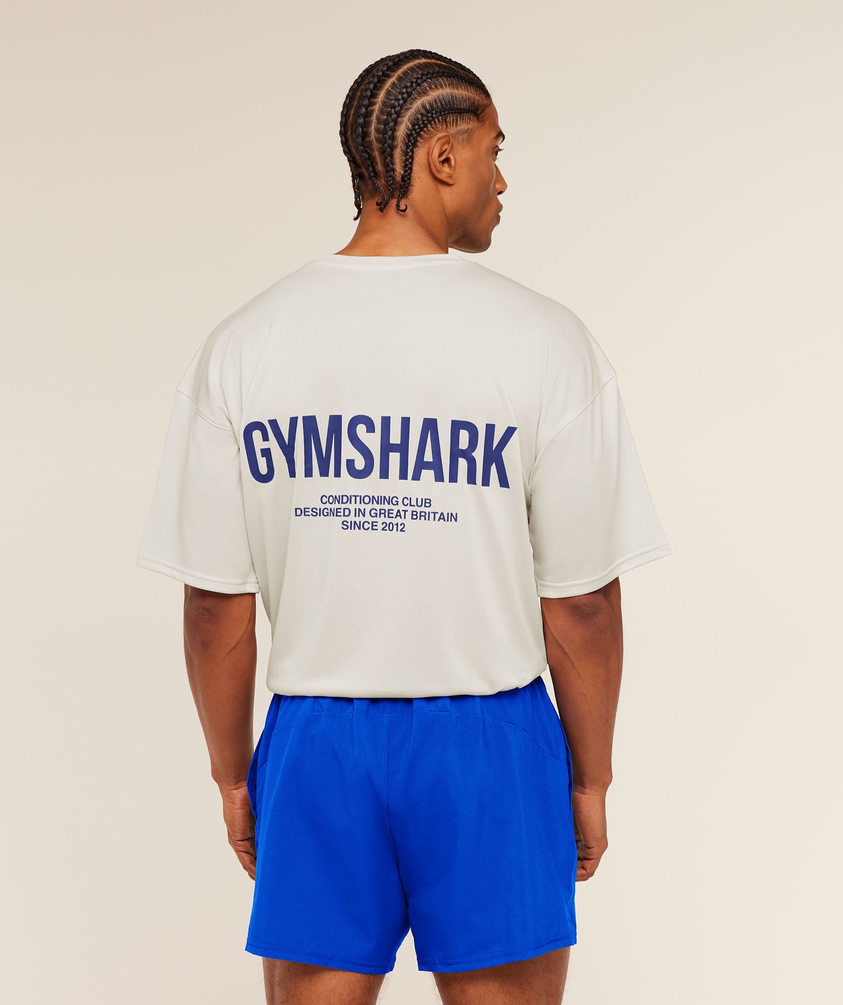 Gymshark Conditioning Club Oversized T-Shirt Tinted White