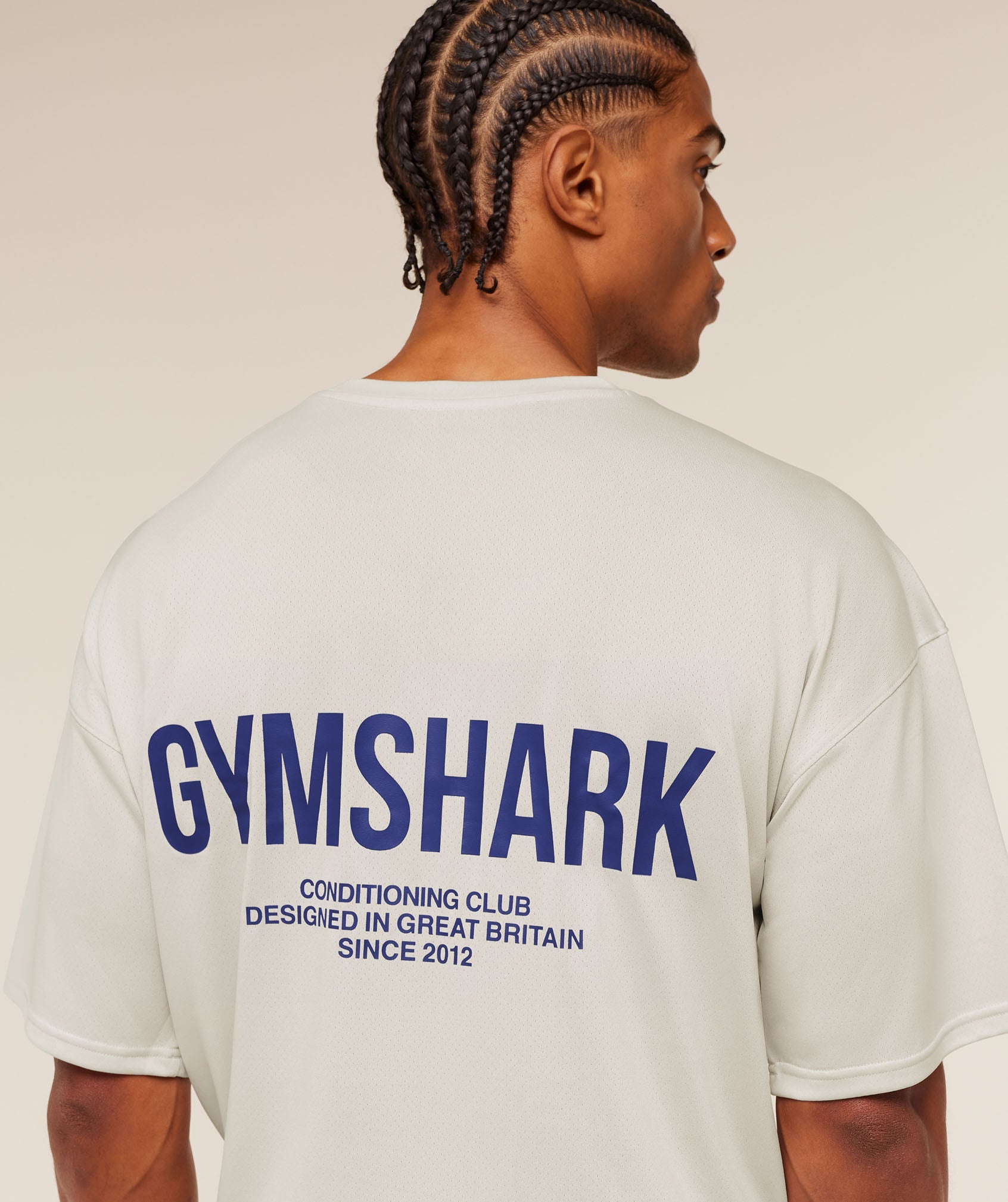 Gymshark Conditioning Club Oversized T-Shirt Tinted White