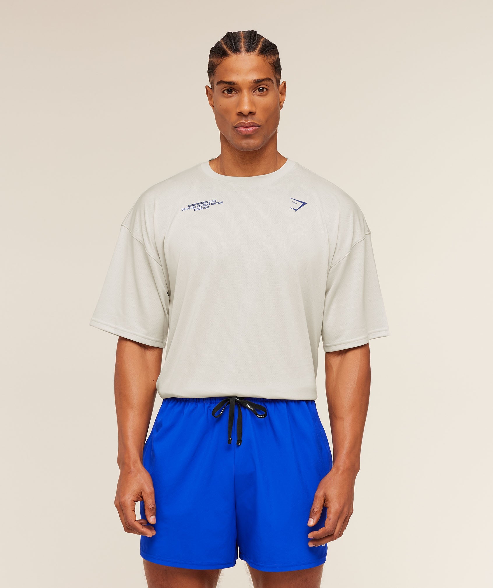 Gymshark Conditioning Club Oversized T-Shirt Tinted White