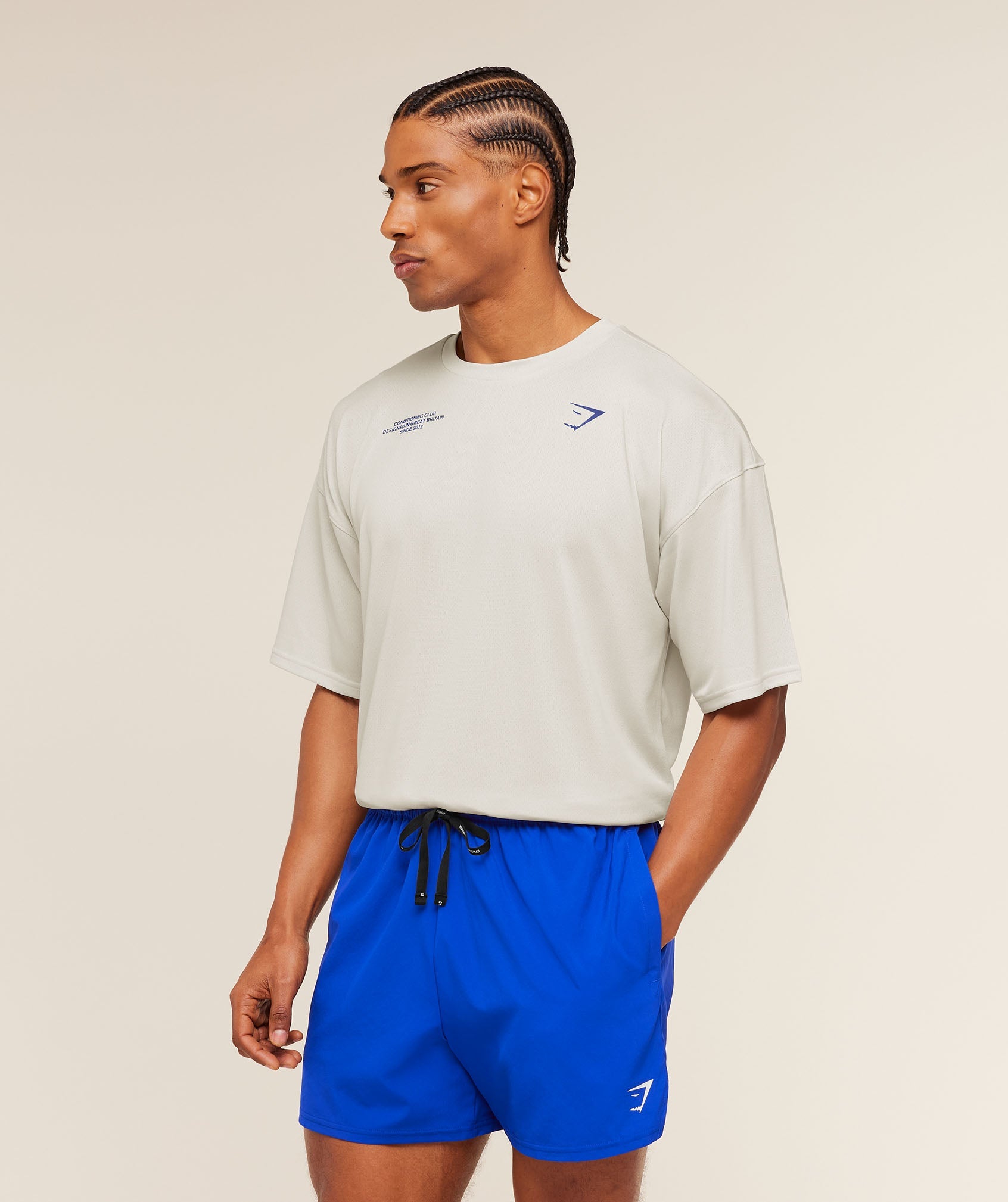 Gymshark Conditioning Club Oversized T-Shirt Tinted White