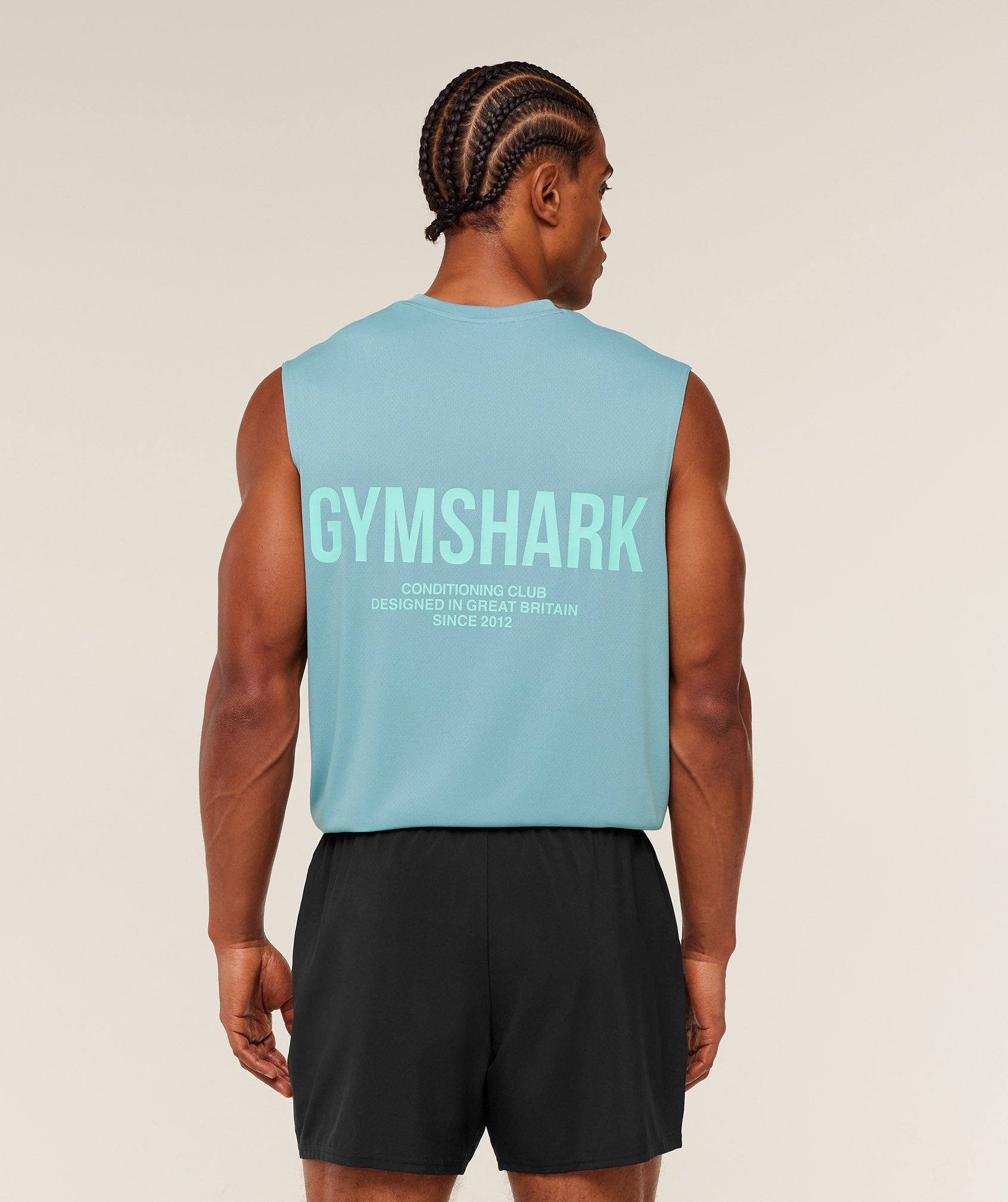 Gymshark Conditioning Club Tank Gs Flow Blue