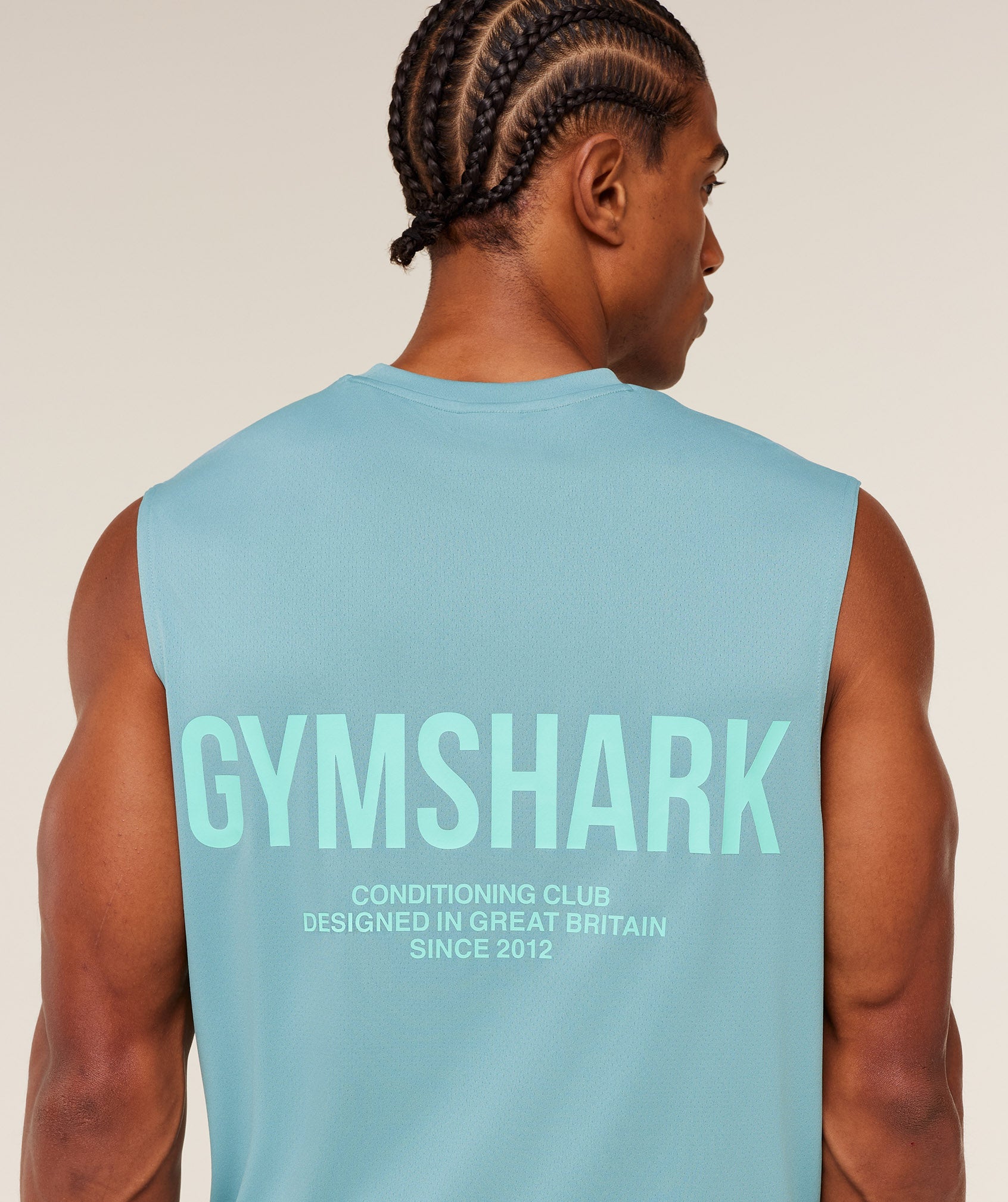 Gymshark Conditioning Club Tank Gs Flow Blue