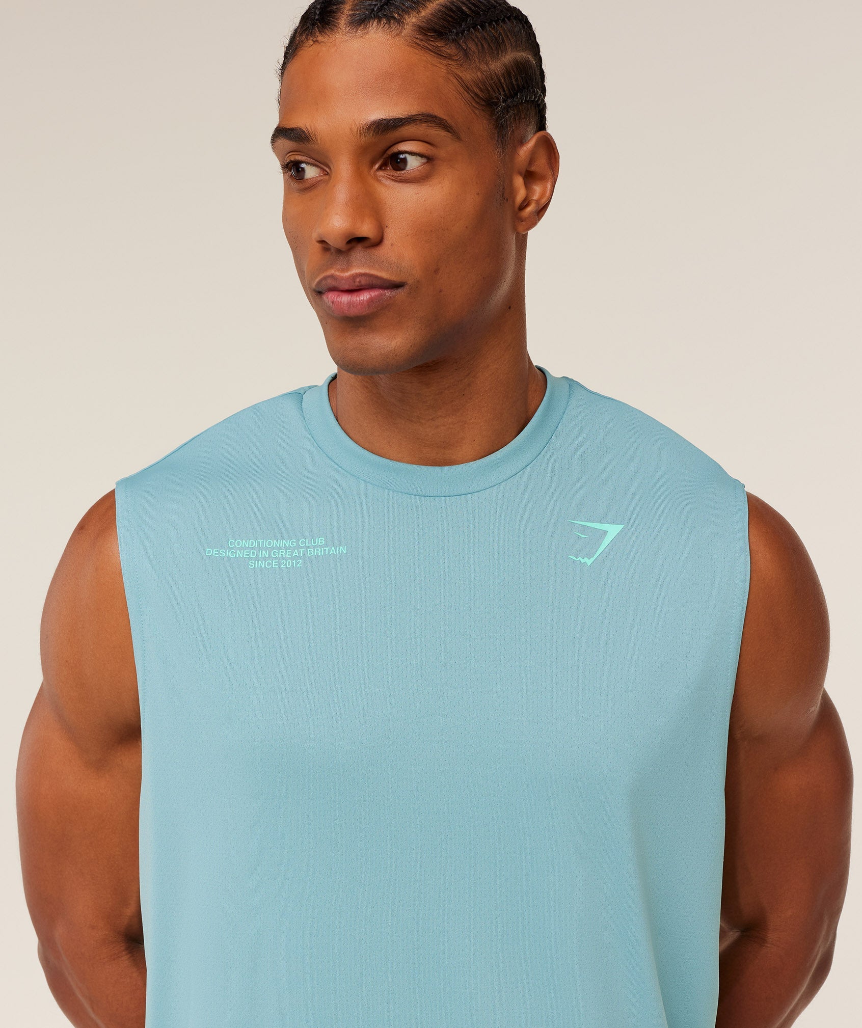 Gymshark Conditioning Club Tank Gs Flow Blue