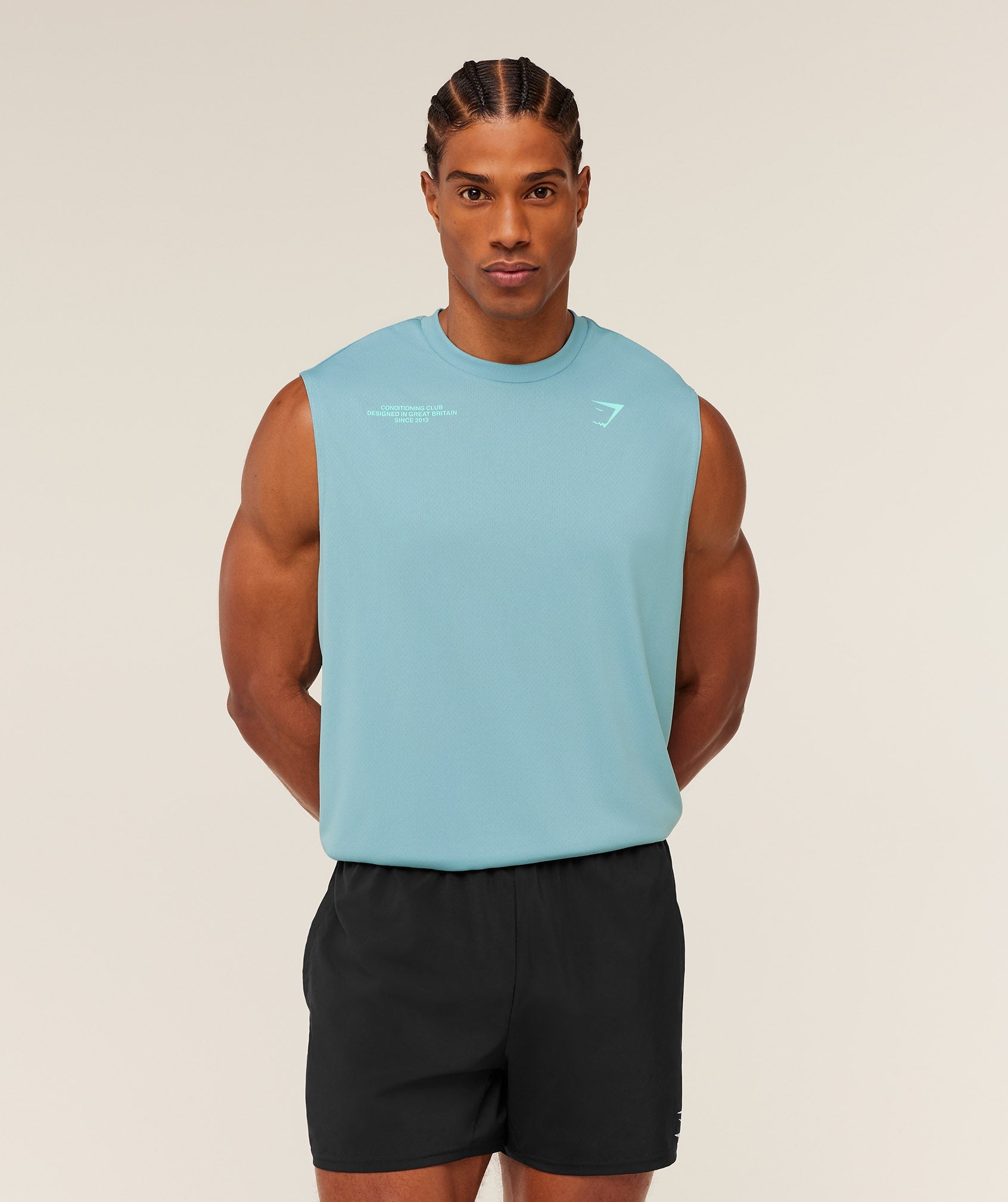 Gymshark Conditioning Club Tank Gs Flow Blue