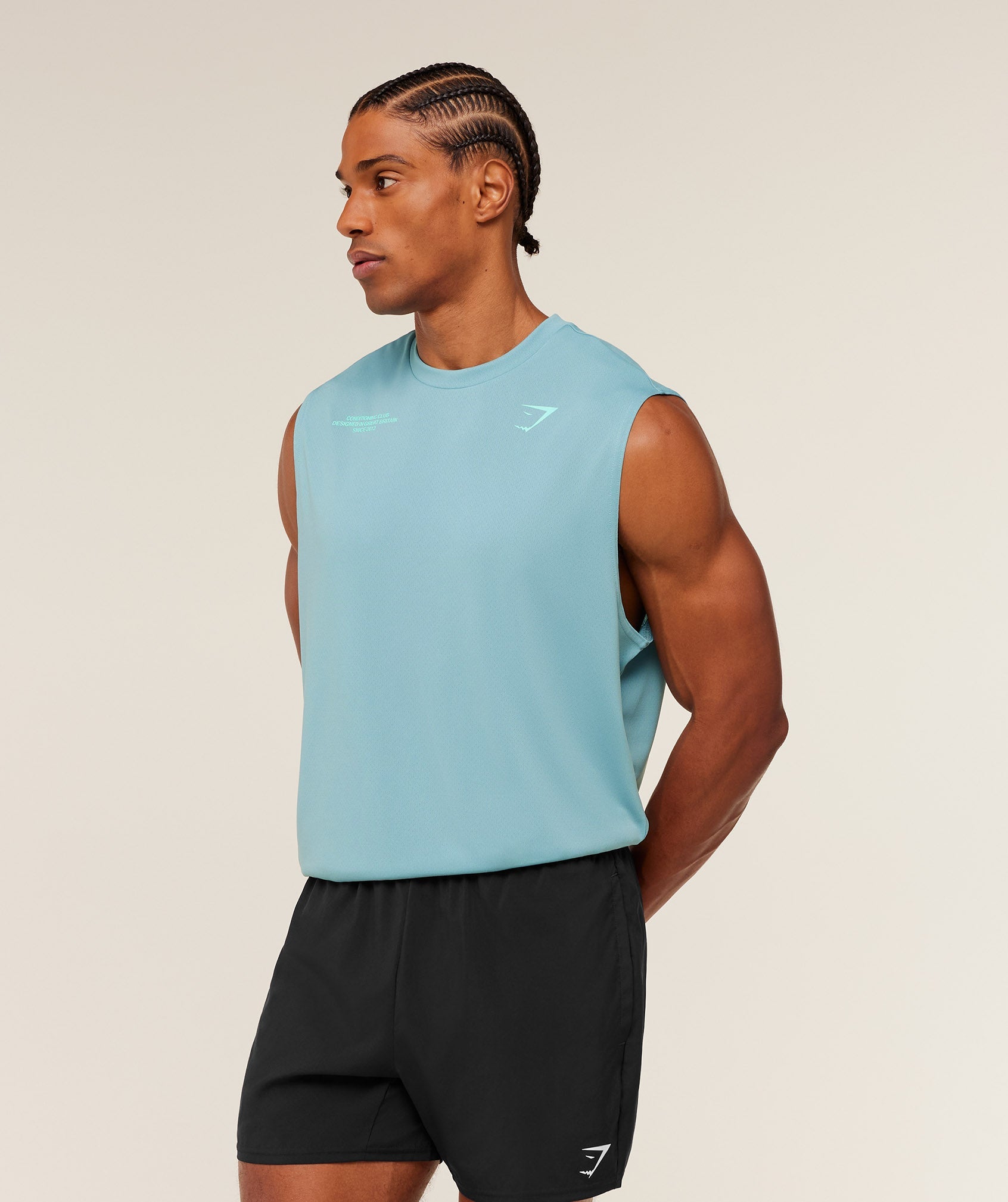 Gymshark Conditioning Club Tank Gs Flow Blue
