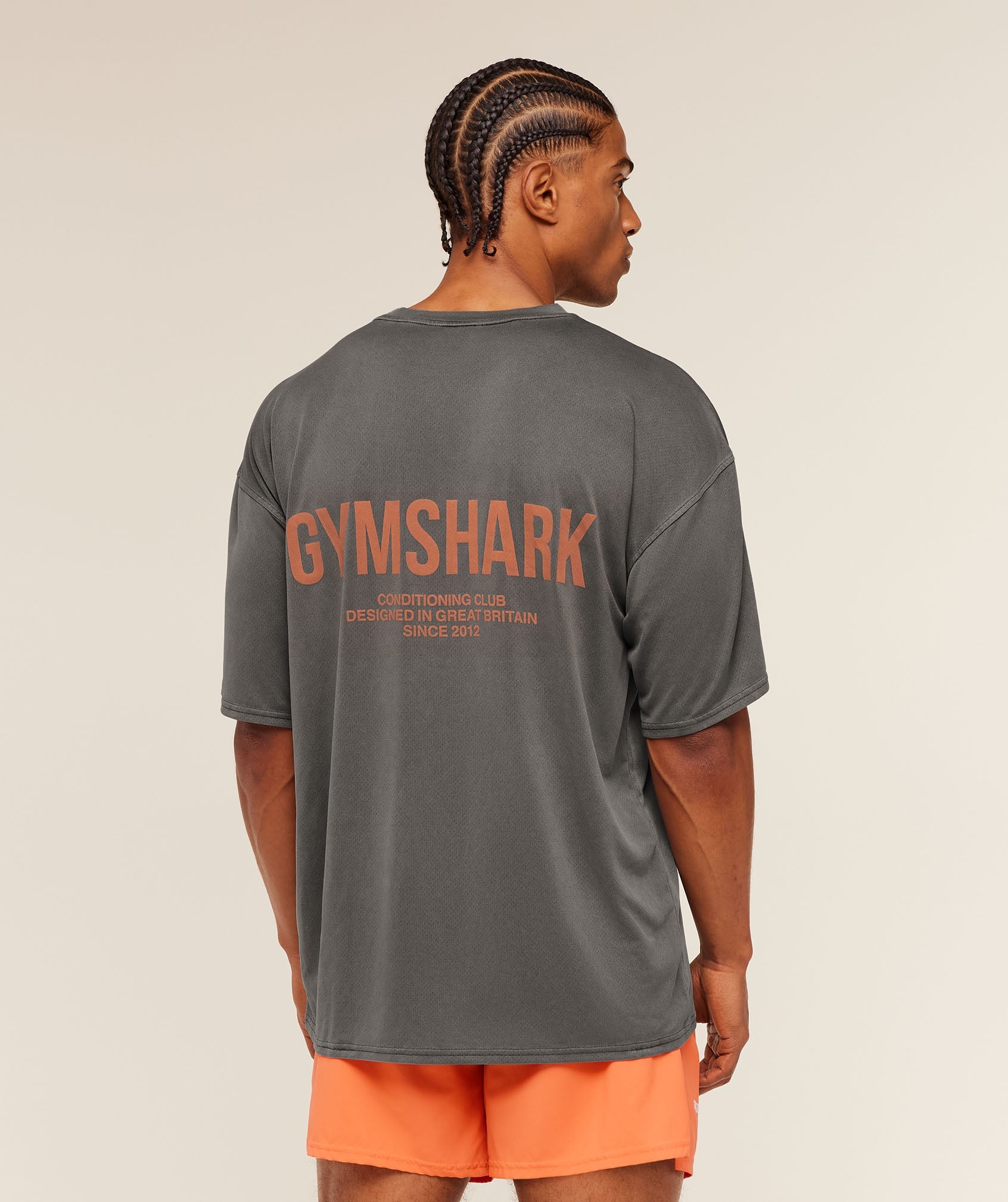 Gymshark Conditioning Club Washed T-Shirt Black