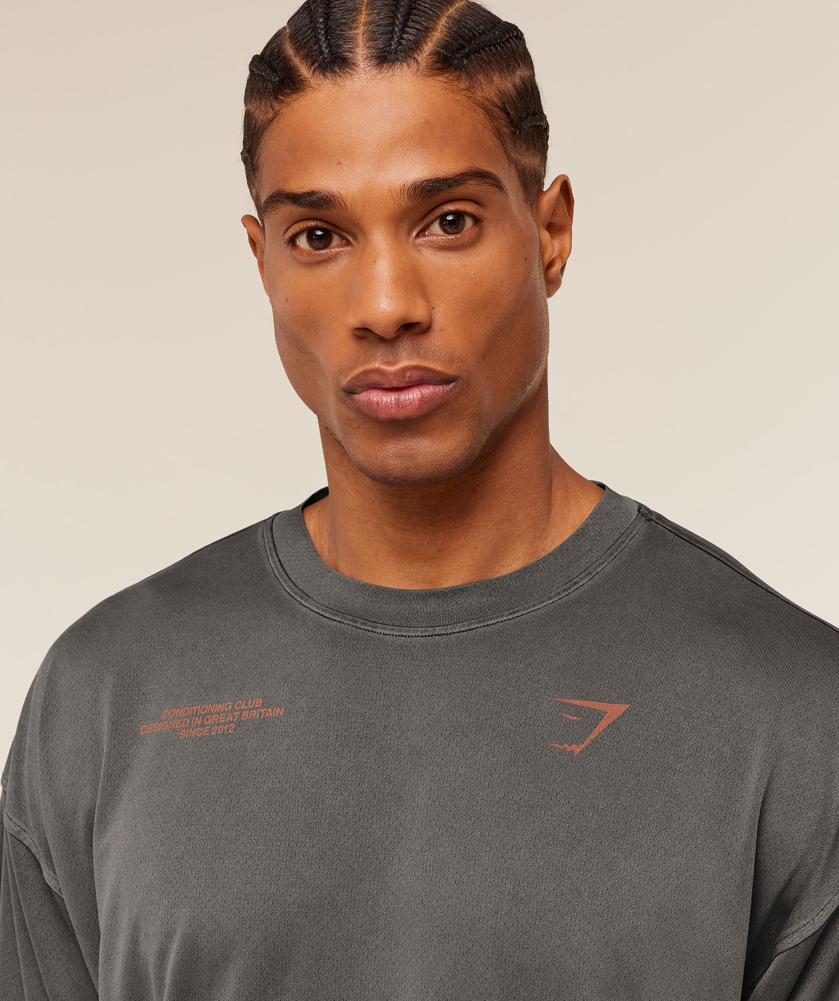 Gymshark Conditioning Club Washed T-Shirt Black