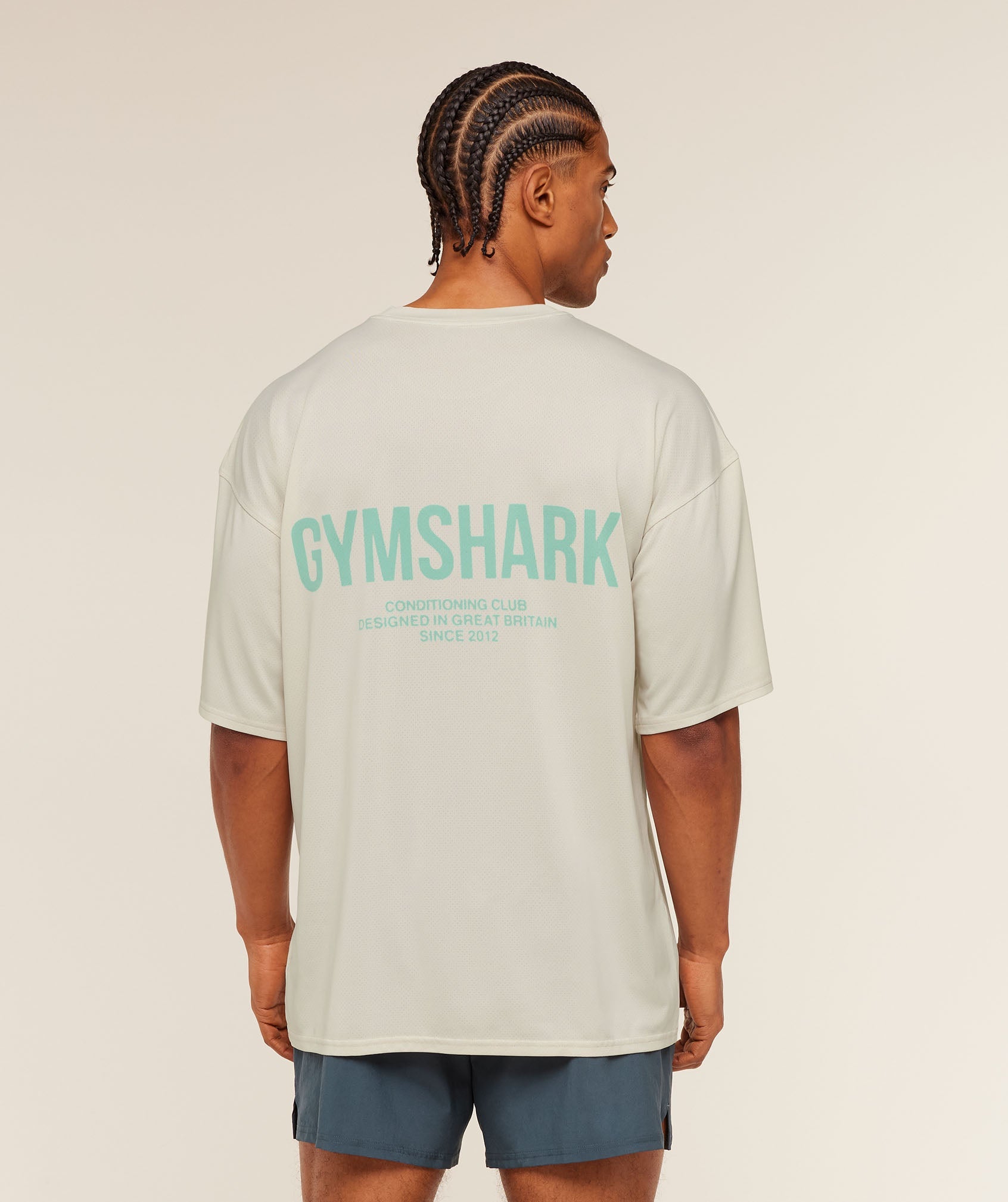 Gymshark Conditioning Club Washed T-Shirt Soft White