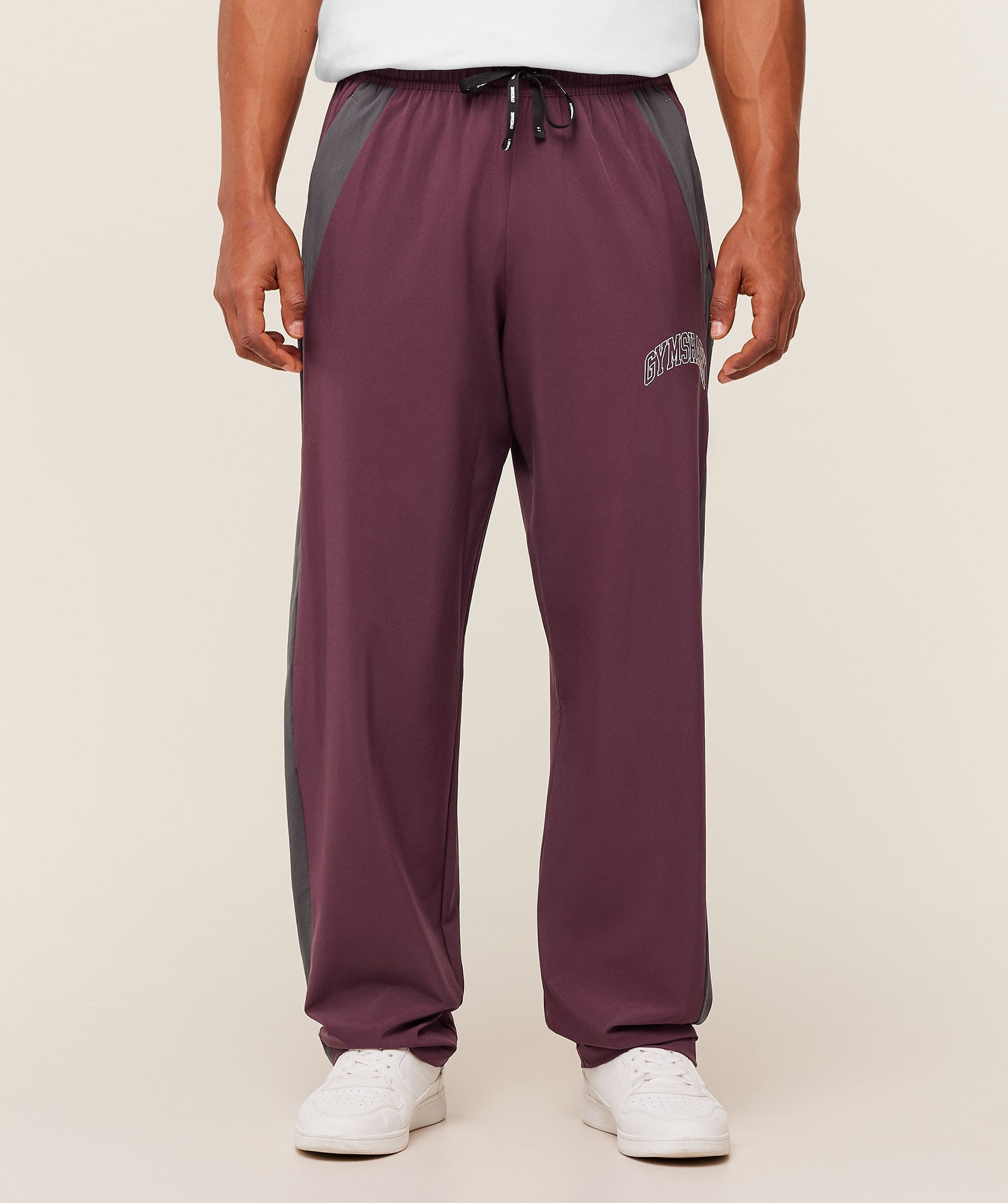 Gymshark Collegiate Tech Pants Gs Impact Burgundy