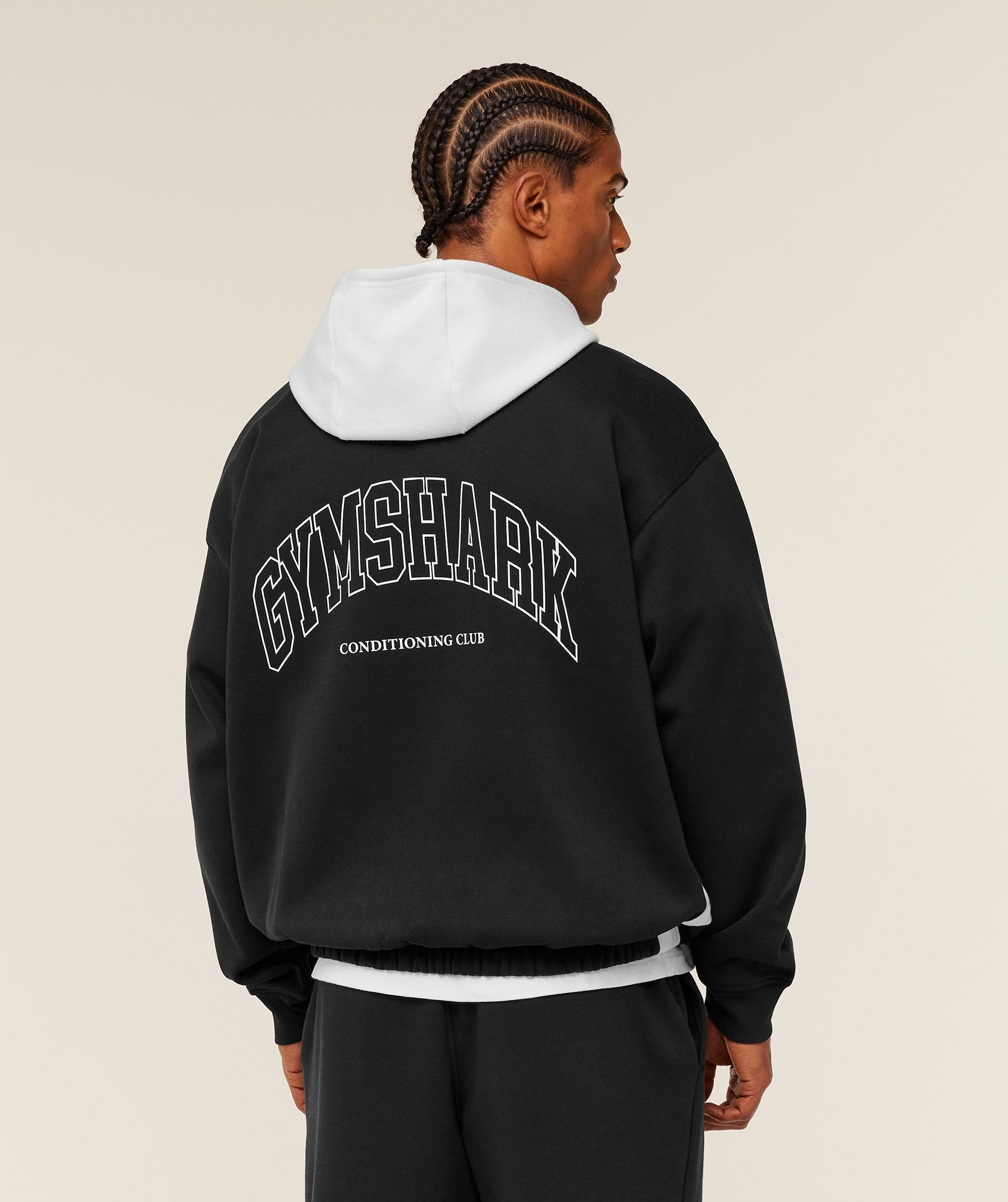 Gymshark Collegiate Tech Hoodie Gs Black