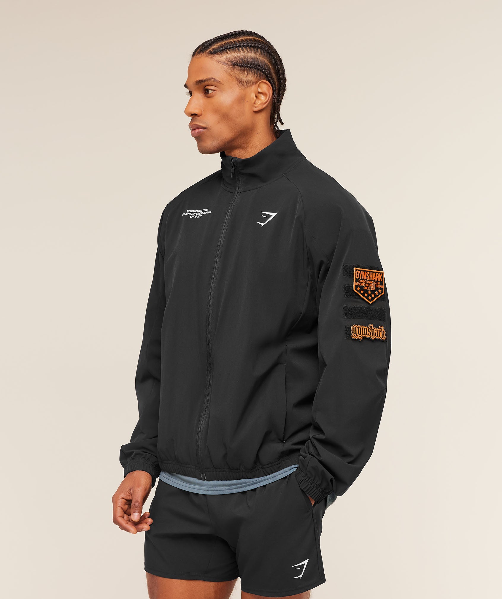 Gymshark Conditioning Club Track Patch Jacket Black