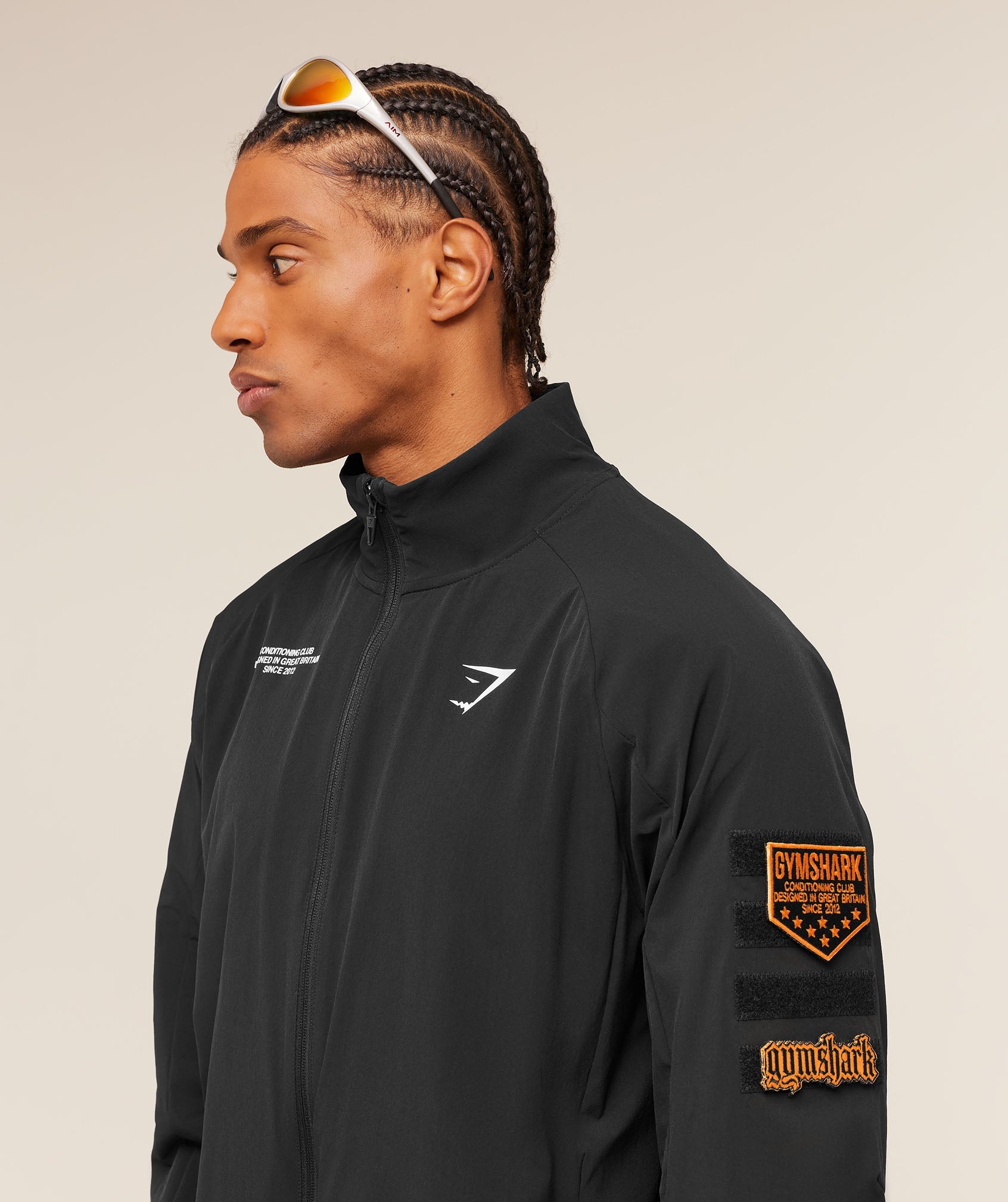 Gymshark Conditioning Club Track Patch Jacket Black