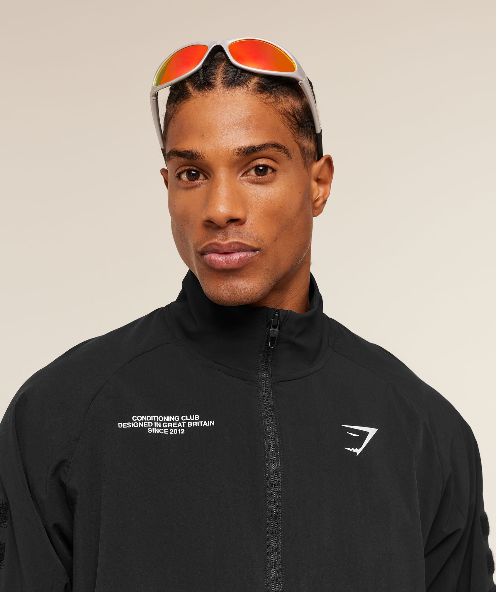 Gymshark Conditioning Club Track Patch Jacket Black