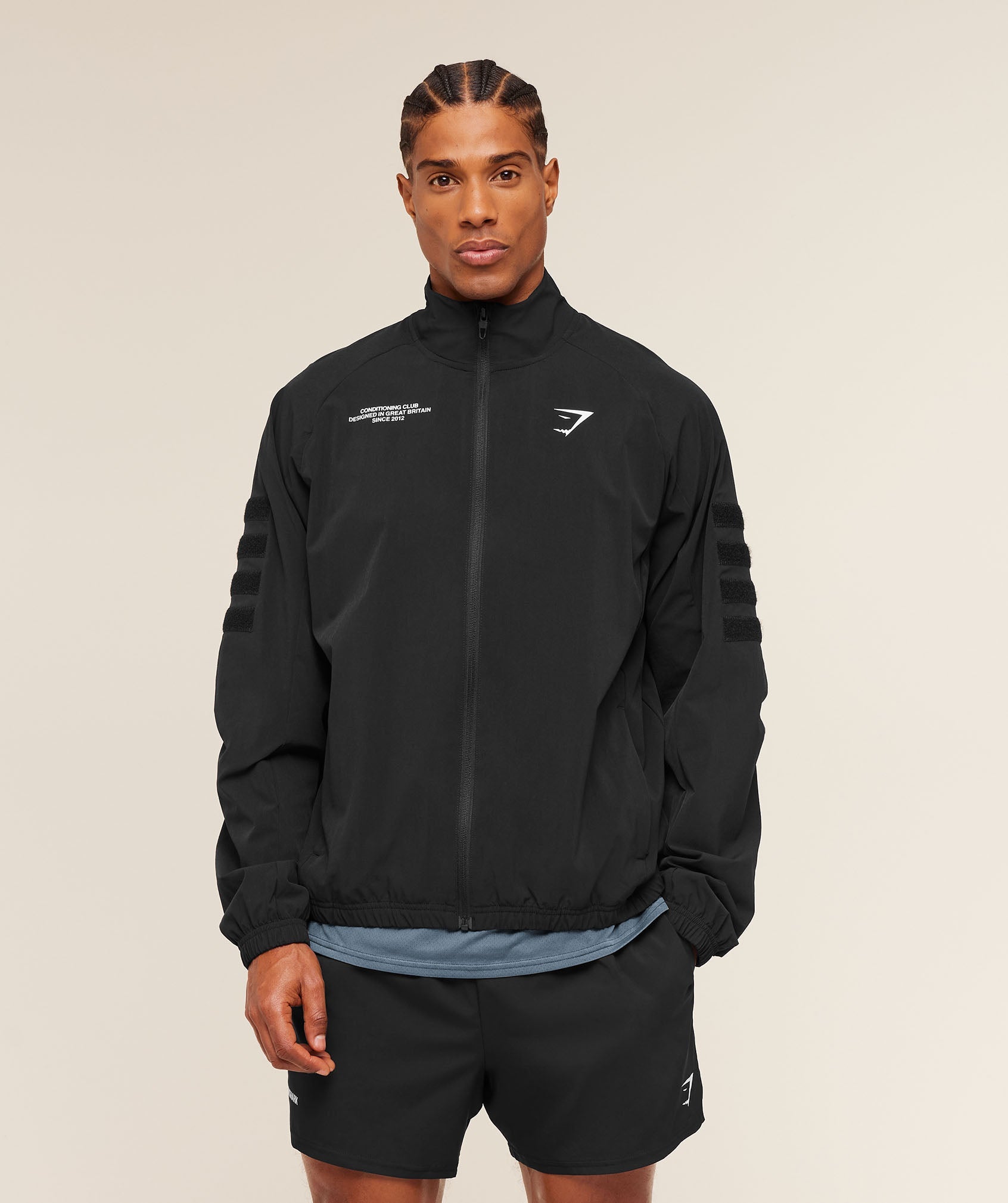 Gymshark Conditioning Club Track Patch Jacket Black