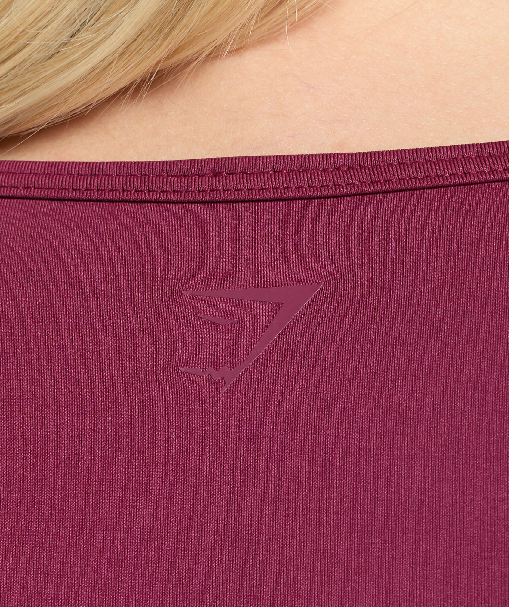 Women's Gymshark Contrast Seamless Crop Top Strong Pink