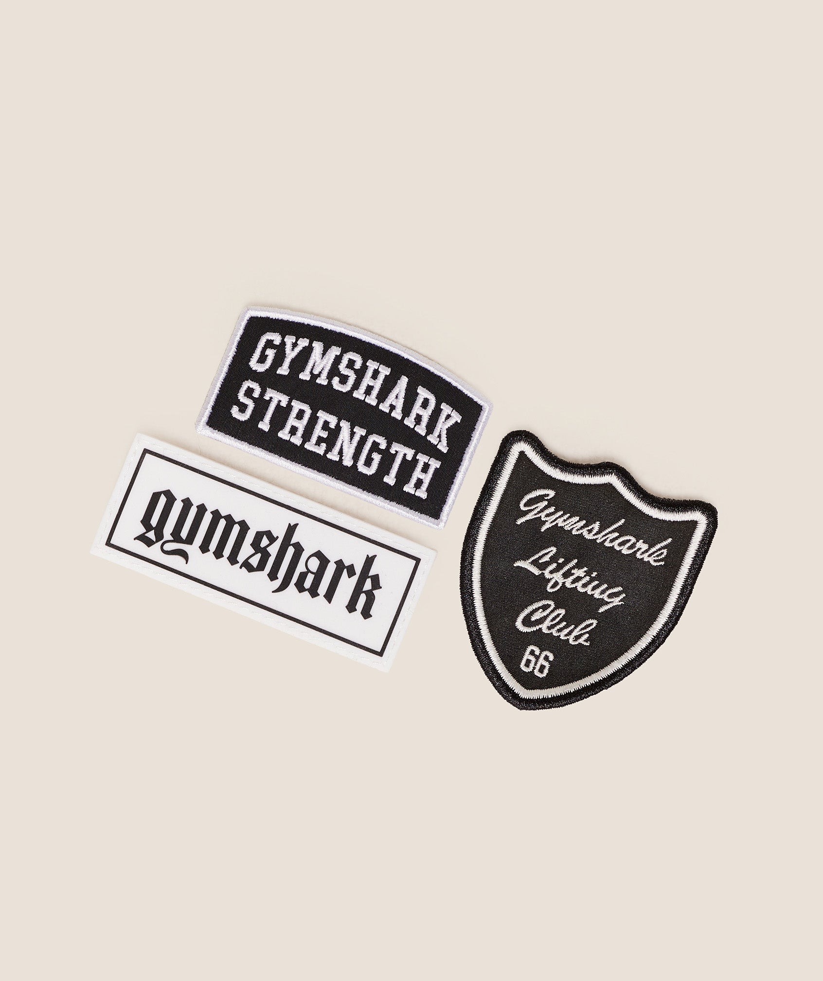 Women's Gymshark Starter Patches 3Pk Black