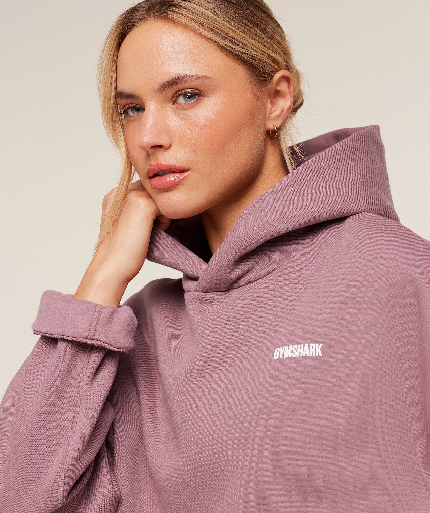 Women's Gymshark Cosy Luxe Hoodie Calm Pink