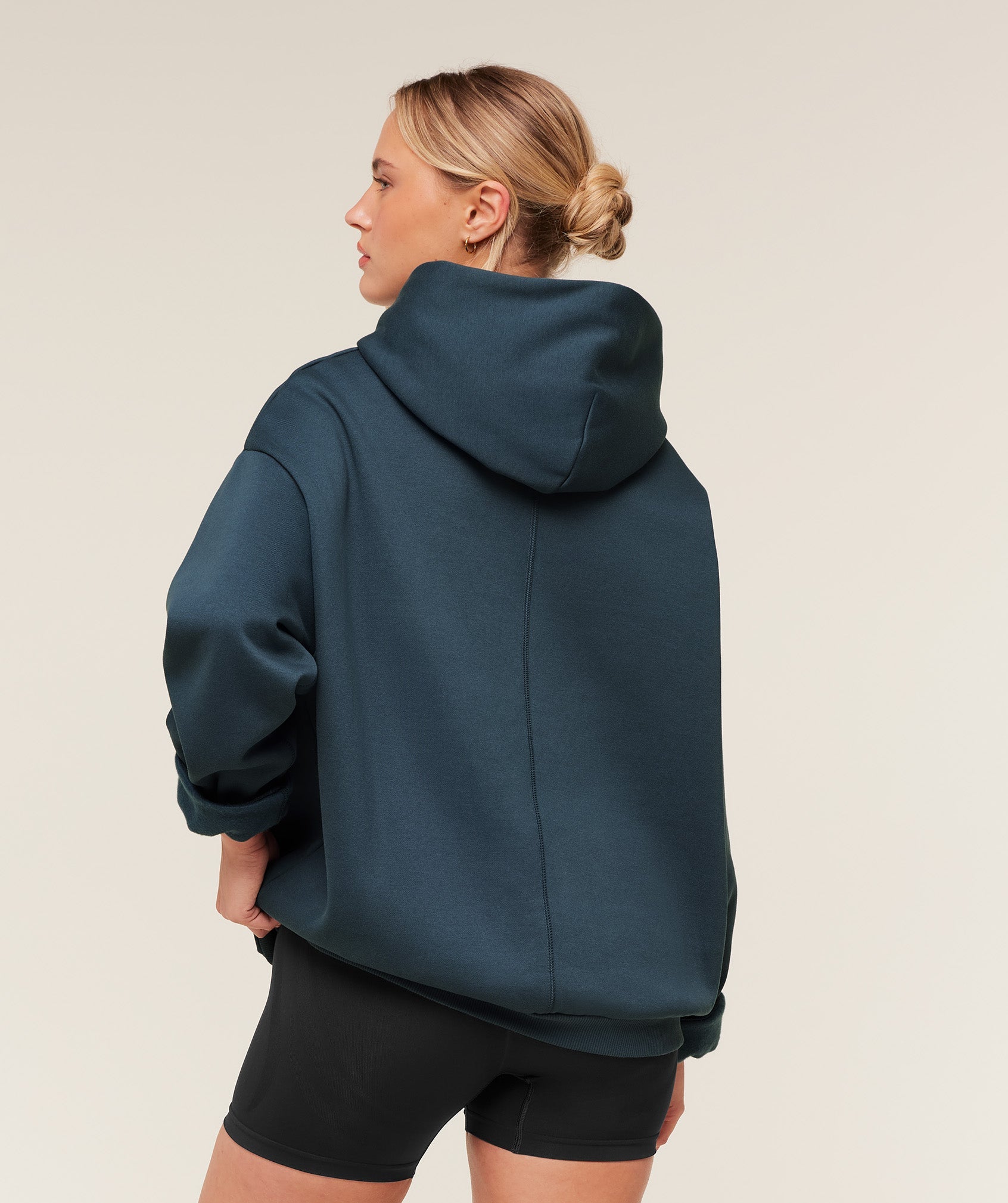 Women's Gymshark Cosy Luxe Hoodie Gs Stealth Blue