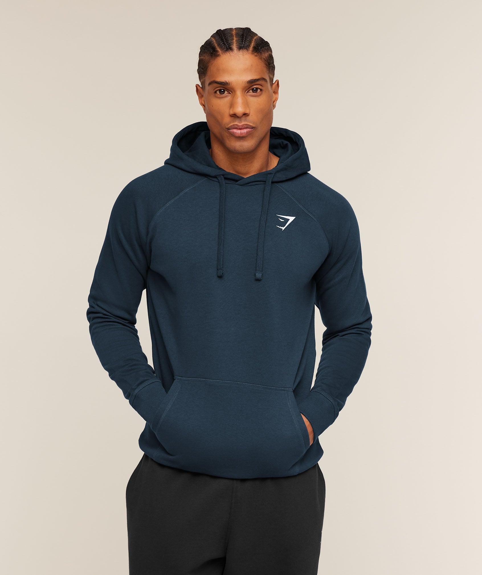 Gymshark Crest Hoodie Navy