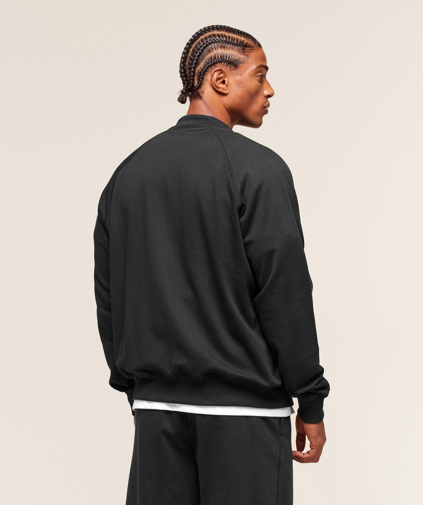Gymshark Crest Oversized Track Jacket Black