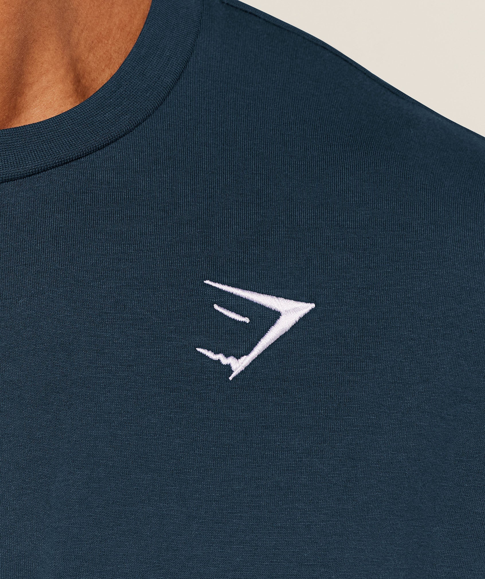 Gymshark Crest Oversized T-Shirt Gs Navy