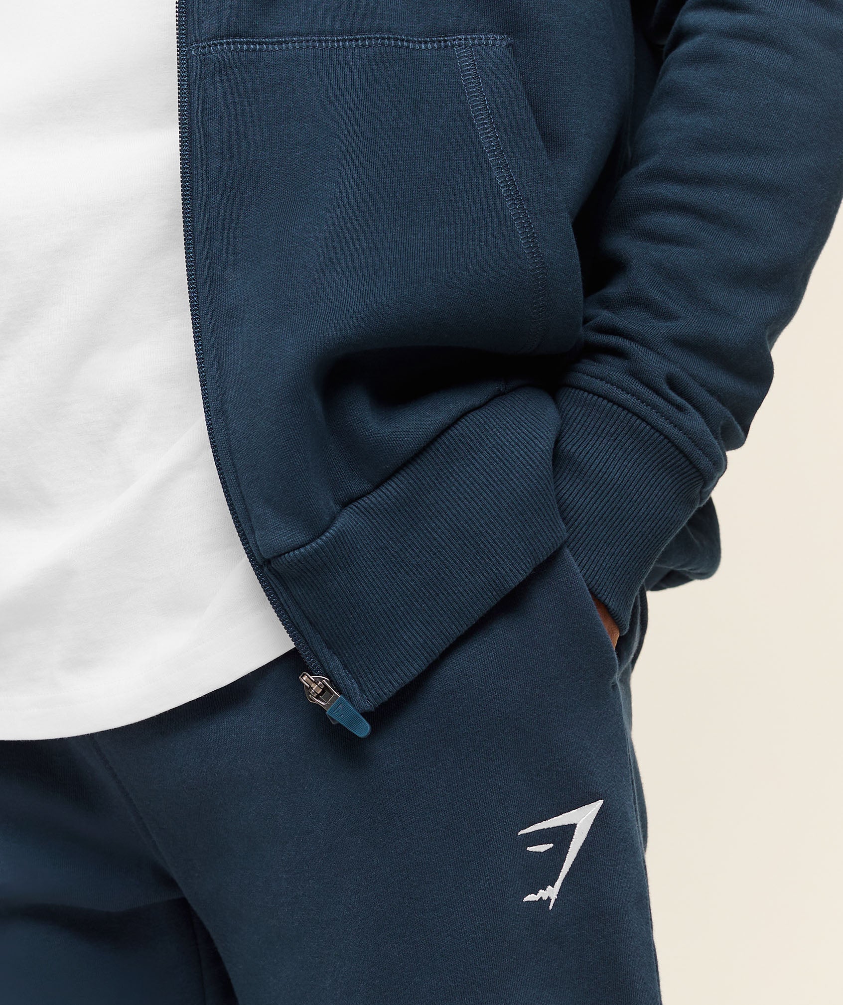 Gymshark Crest Joggers Navy