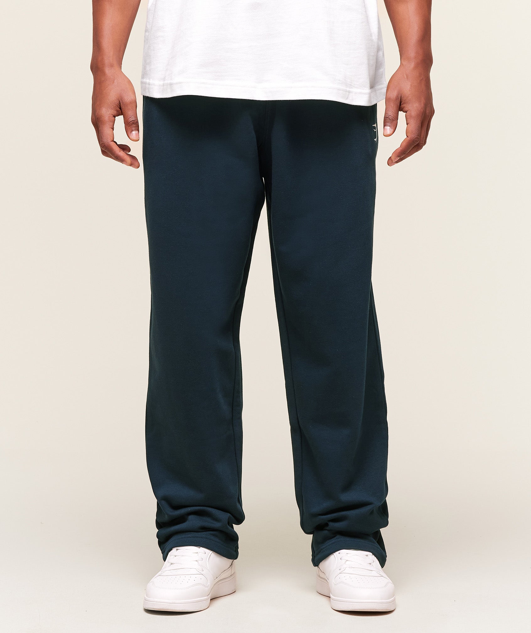 Gymshark Crest Straight Leg Joggers Navy