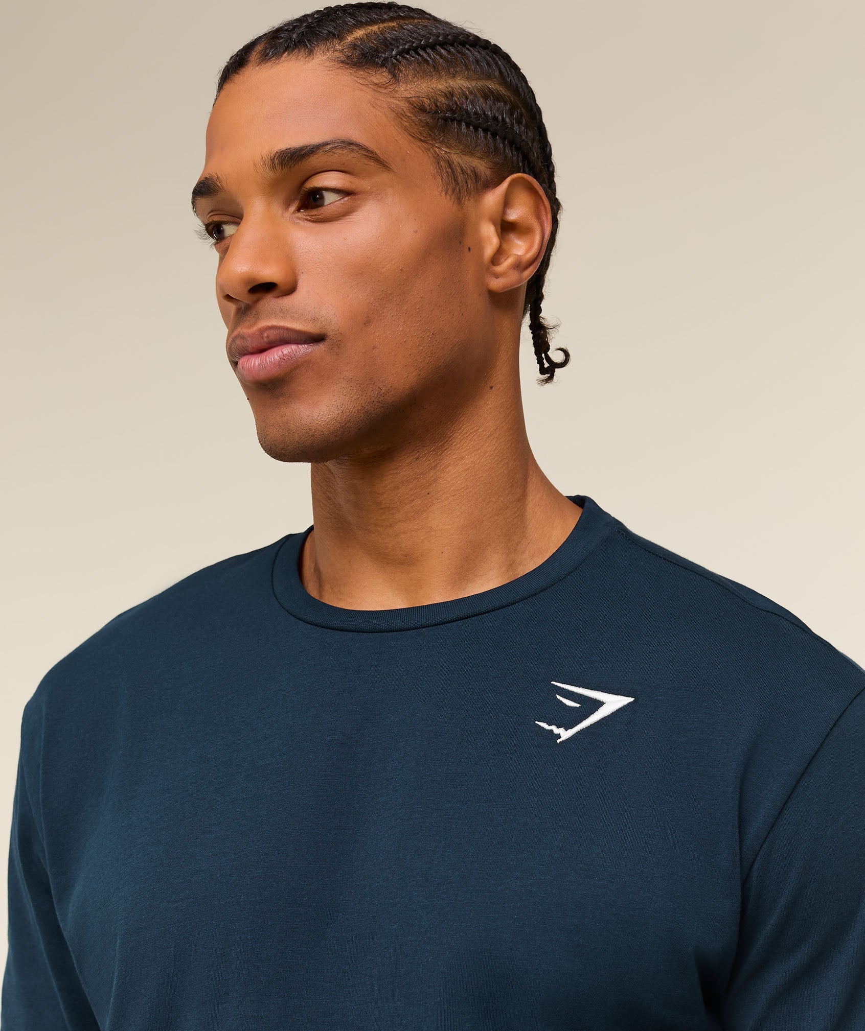 Gymshark Crest T-Shirt Navy