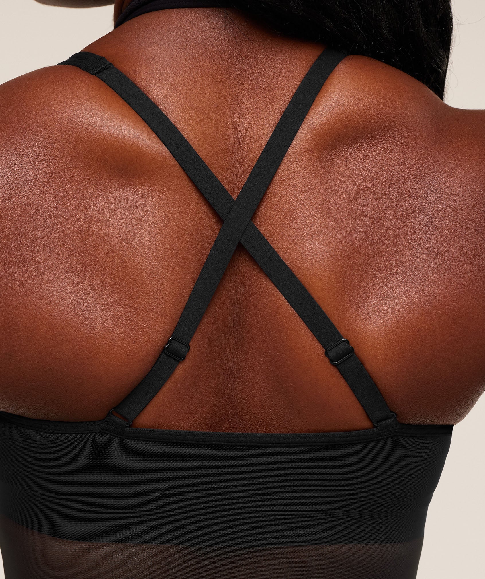 Women's Gymshark Dark Energy Mesh Tank Gs Black