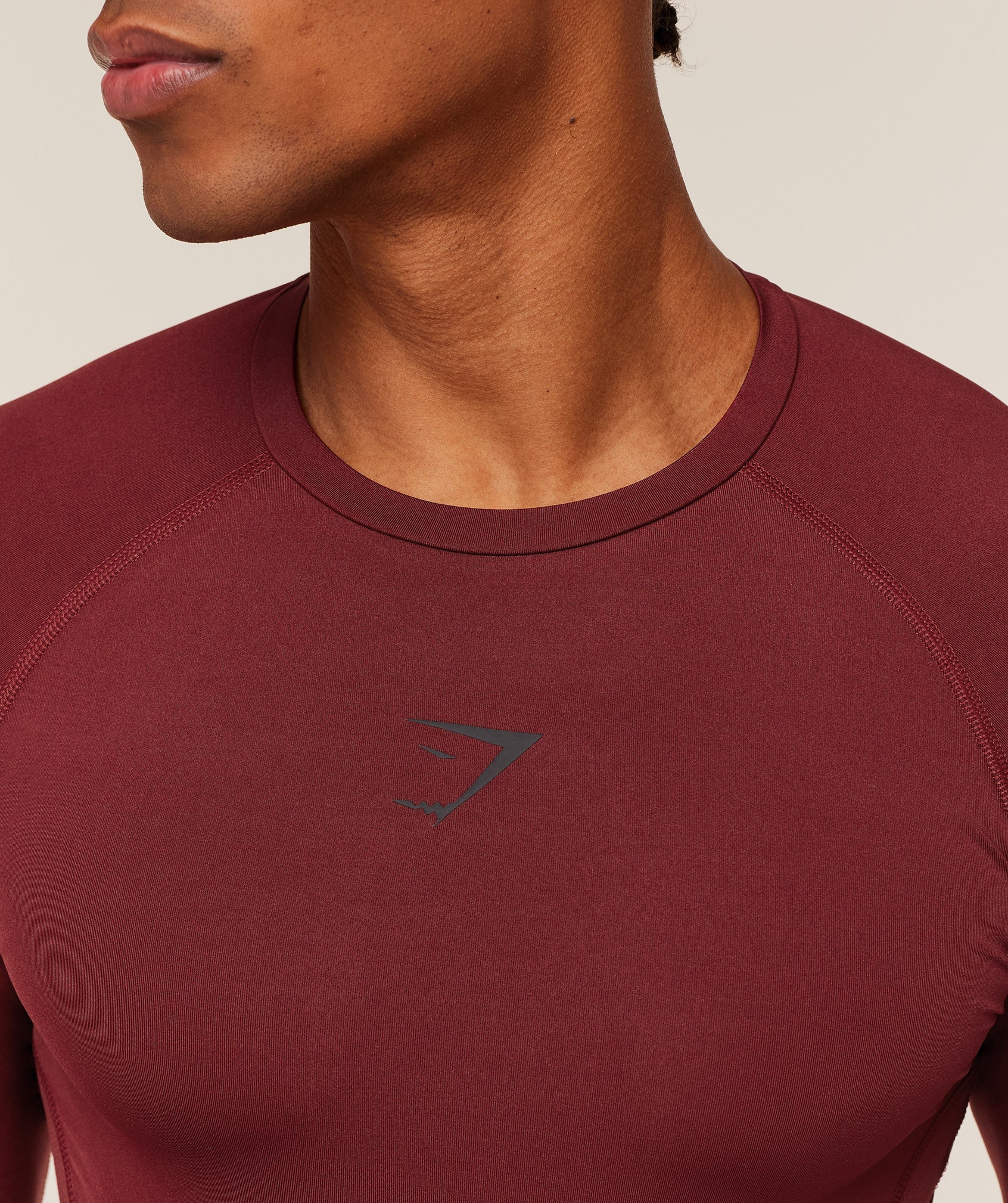 Gymshark Element Baselayer Long Sleeve T-Shirt Sets Red