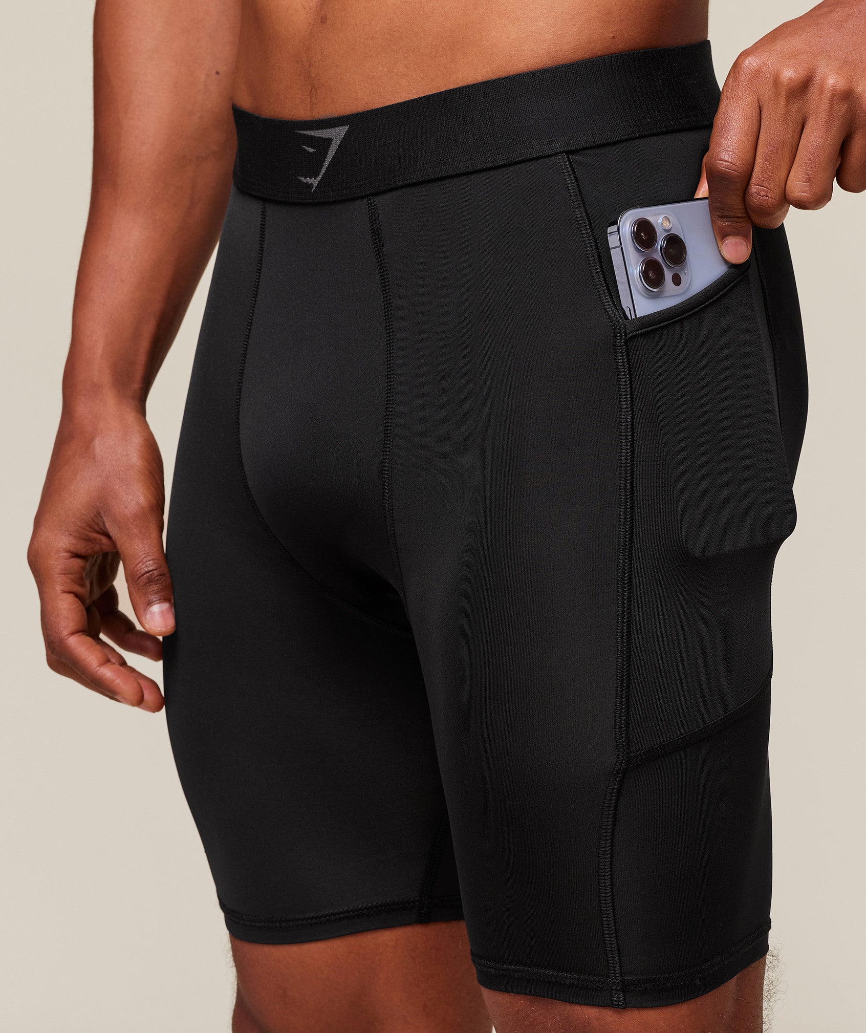 Gymshark Element Baselayer Half Tight Black