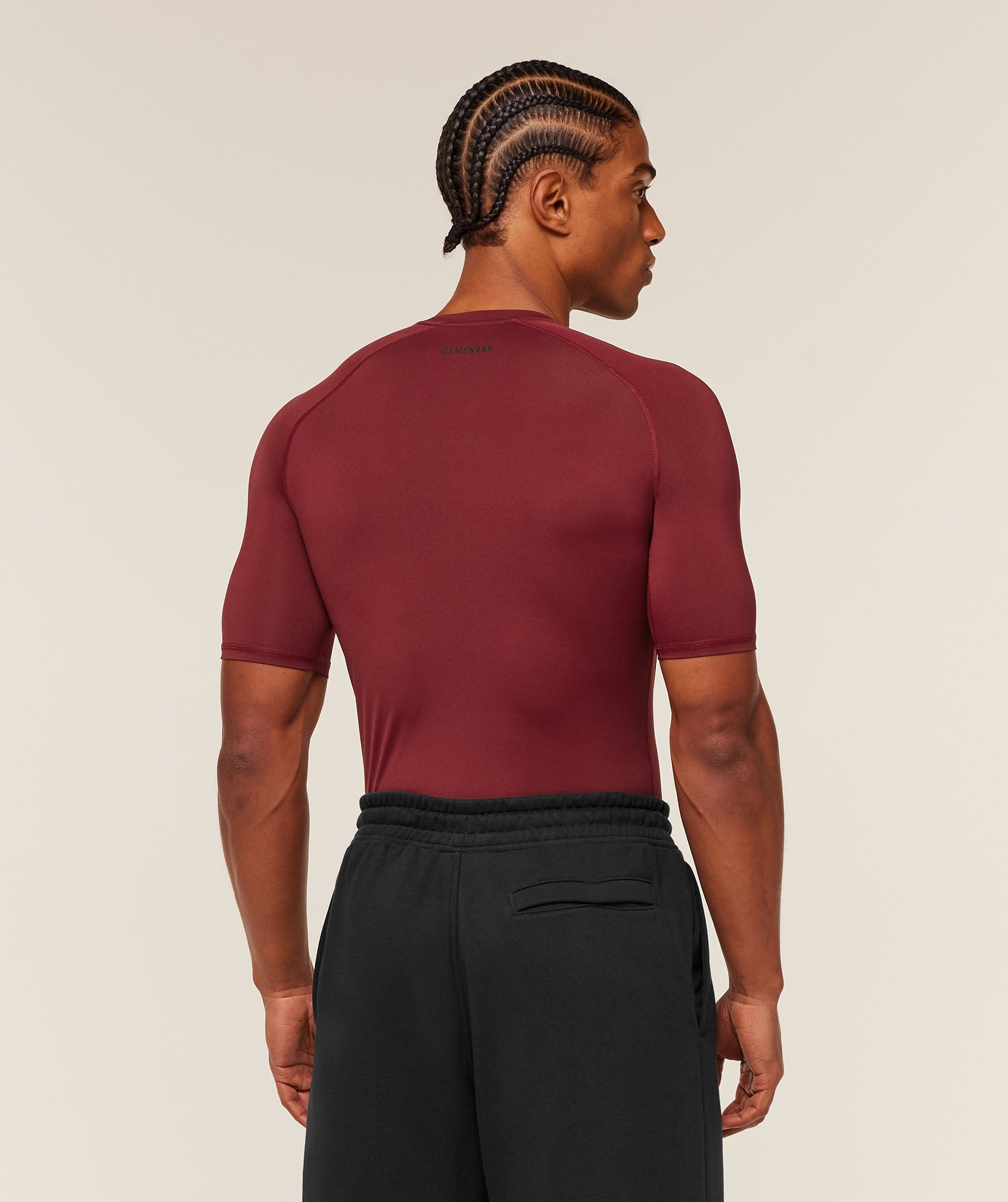 Gymshark Element Baselayer T-Shirt Sets Red