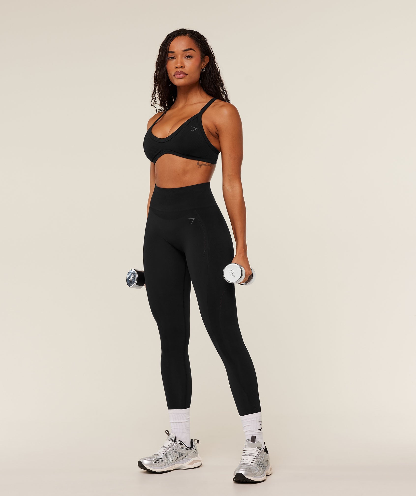 Women's Gymshark Energise Seamless Leggings Black