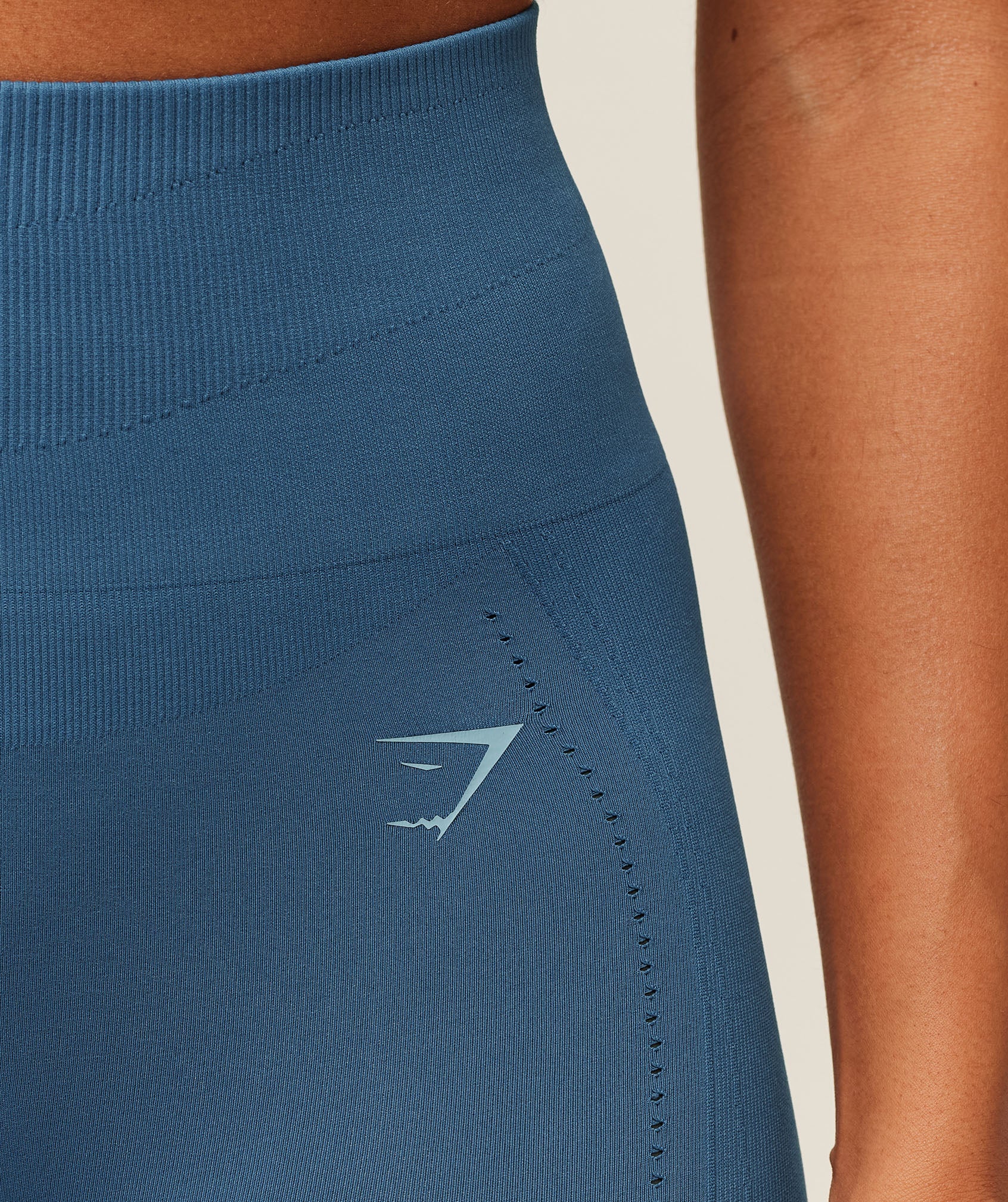 Women's Gymshark Energise Seamless Leggings Compound Blue