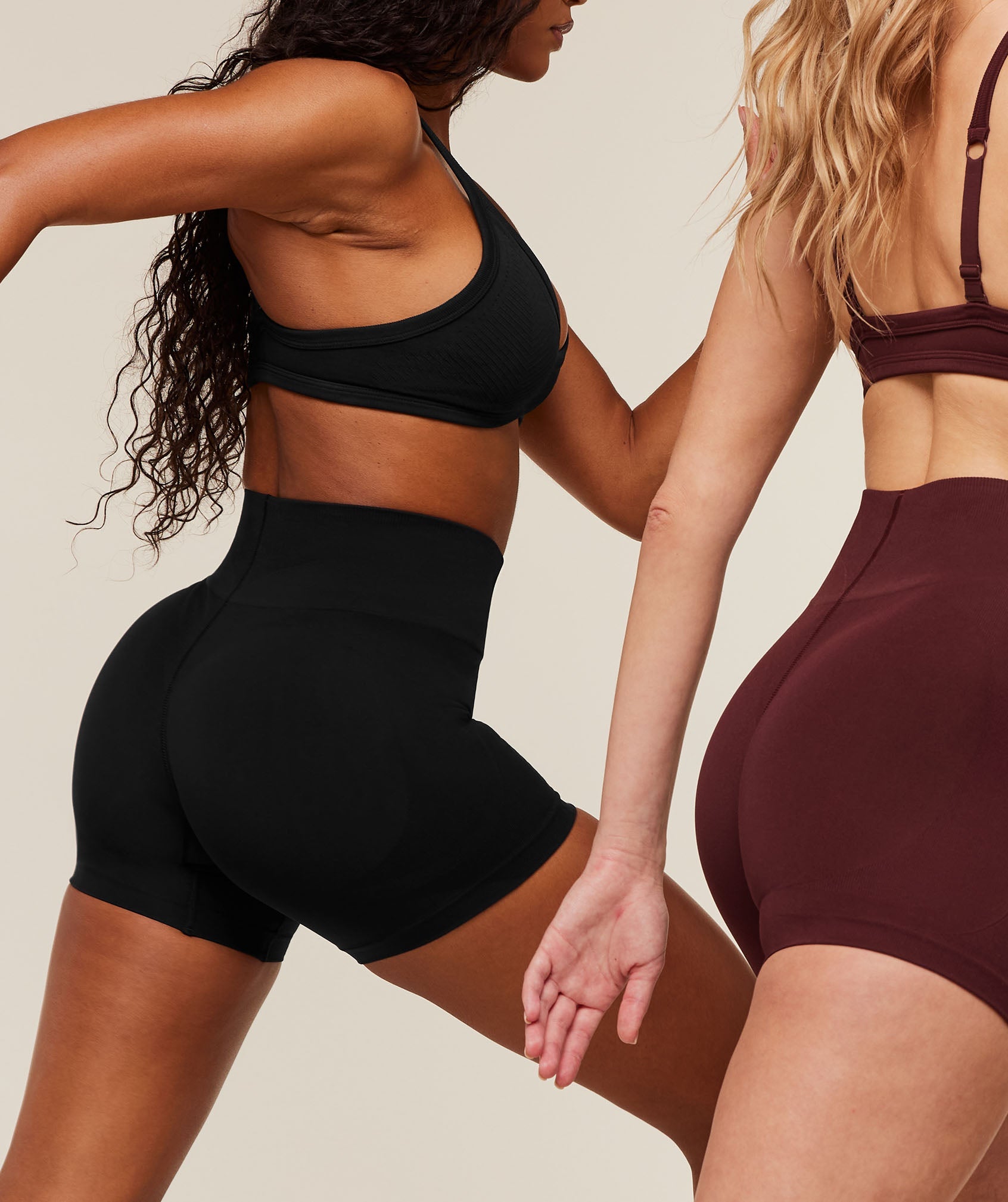 Women's Gymshark Energise Seamless Shorts Black