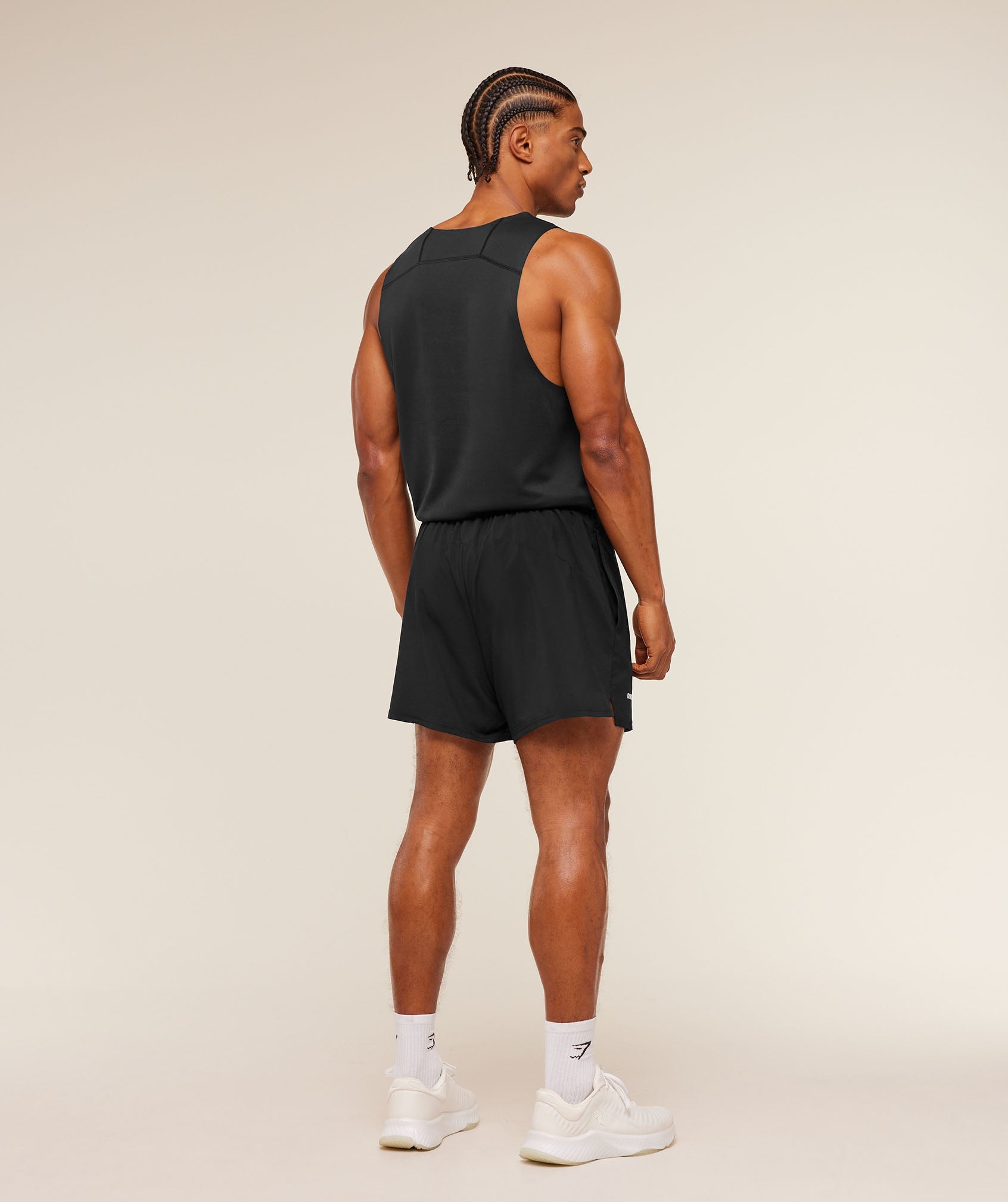Gymshark Hybrid Engineered Jacquard Tank Black