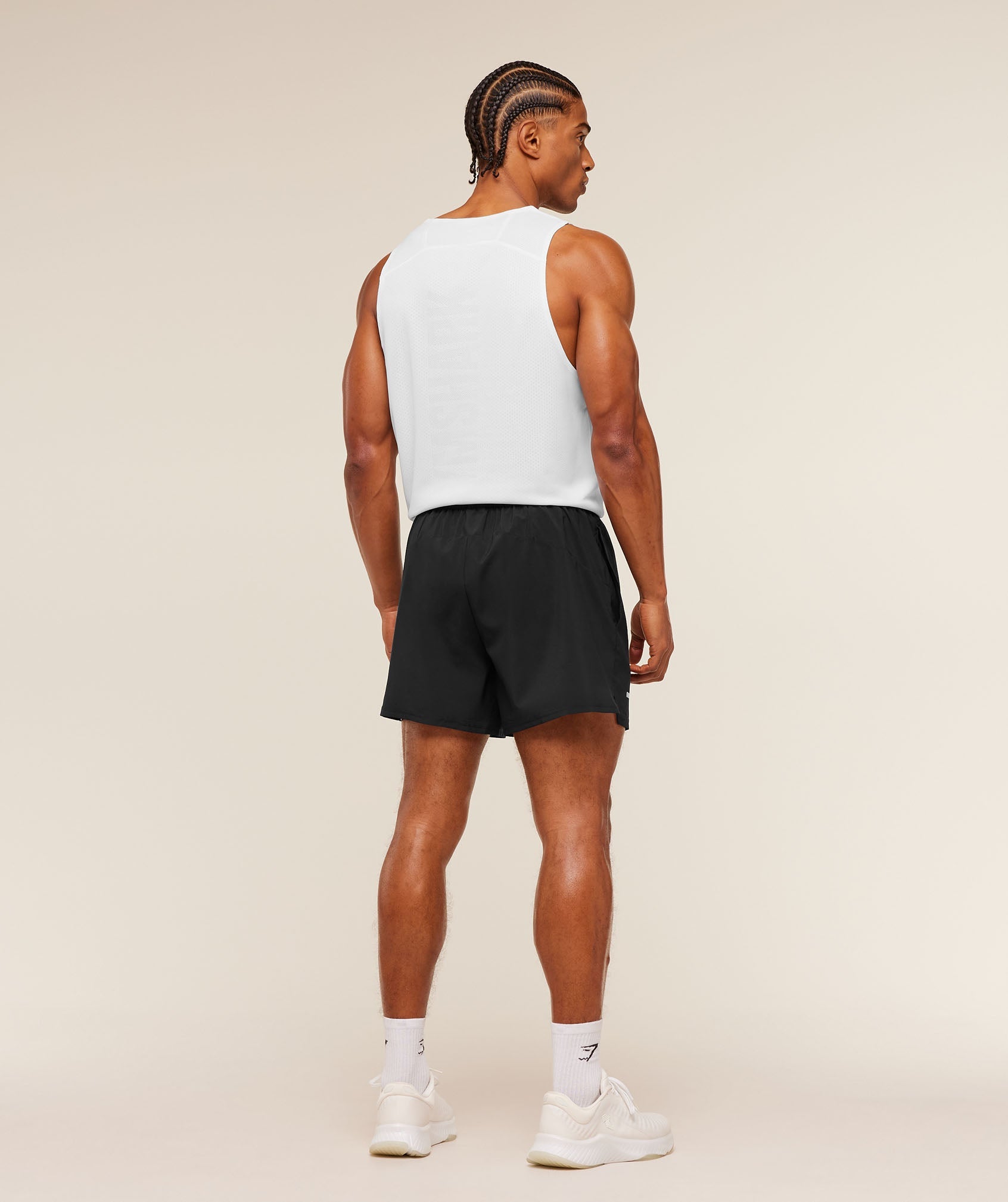 Gymshark Hybrid Engineered Jacquard Tank White