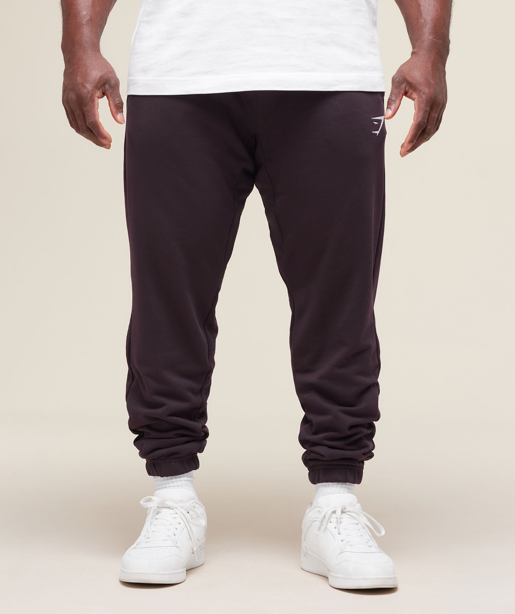 Gymshark Essential Oversized Joggers Plum Brown