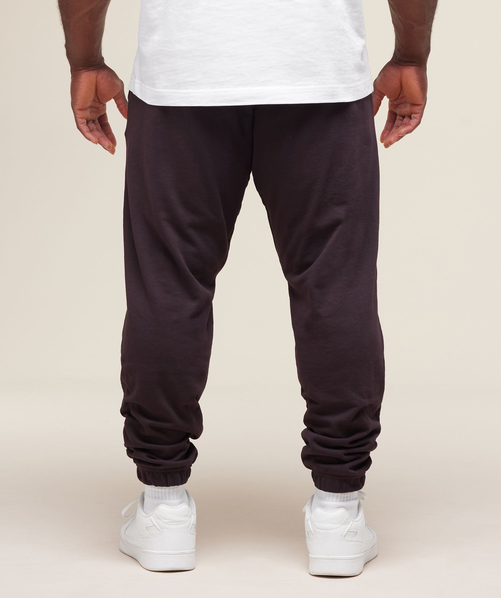 Gymshark Essential Oversized Joggers Plum Brown